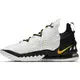 Nike LeBron 18 "White/Amarillo/Black" Men's Basketball Shoe - WHITE/BLACK/VOLT Thumbnail View 7