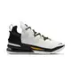 Nike LeBron 18 "White/Amarillo/Black" Men's Basketball Shoe - WHITE/BLACK/VOLT Thumbnail View 1