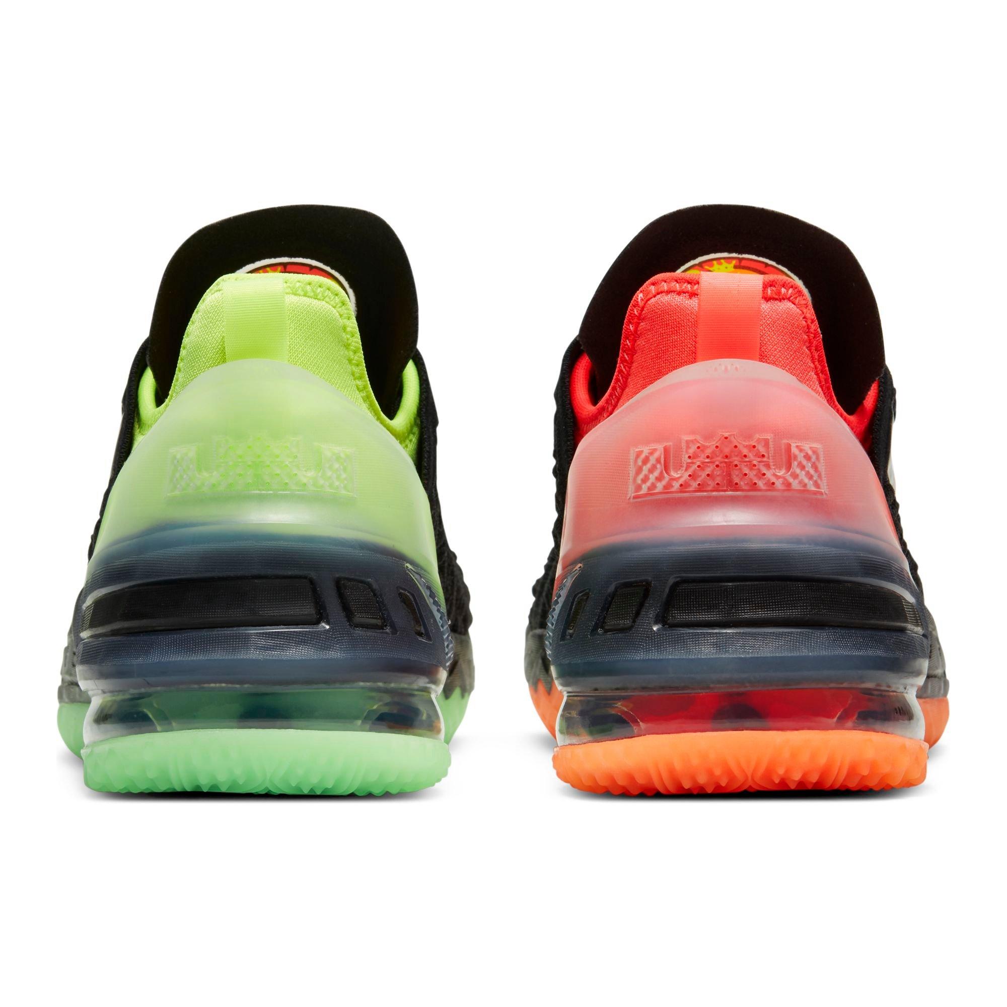 Lebron 18 store green and orange