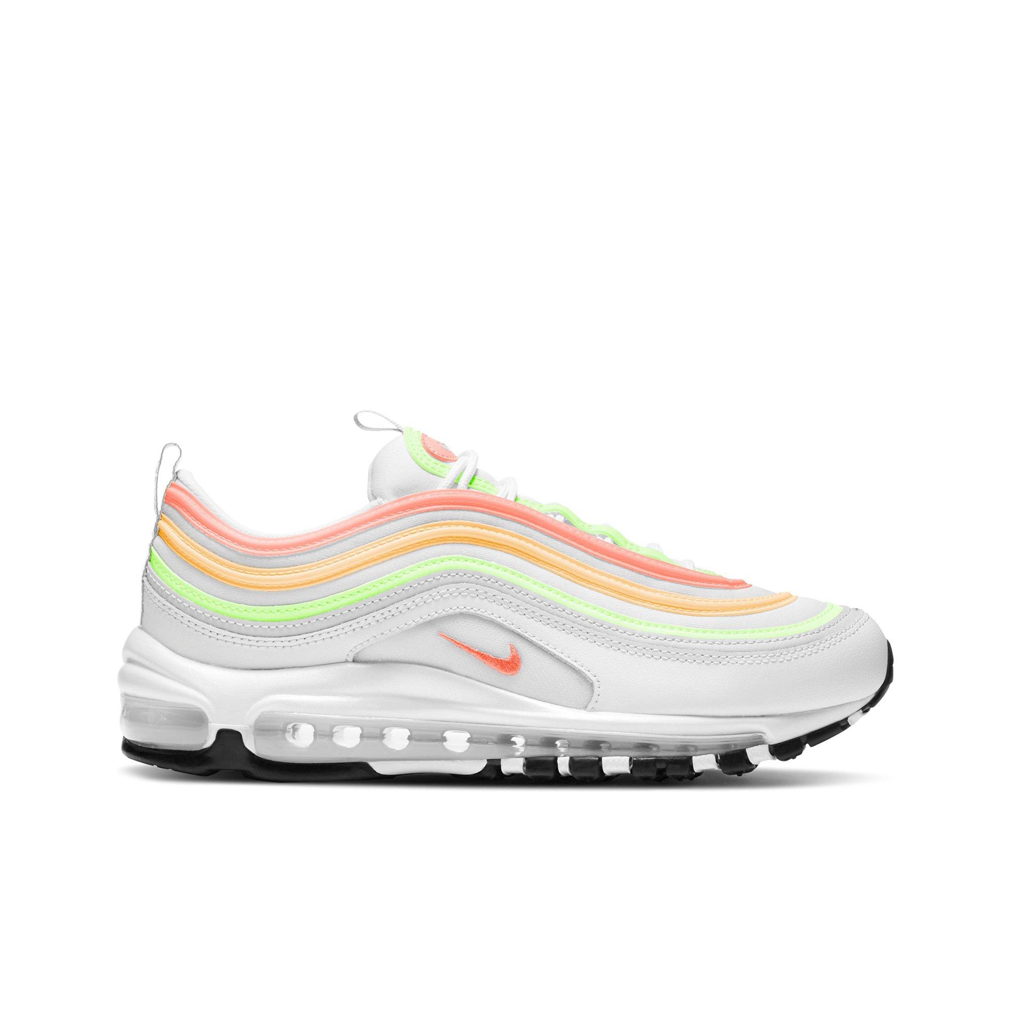 white and pink air max 97
