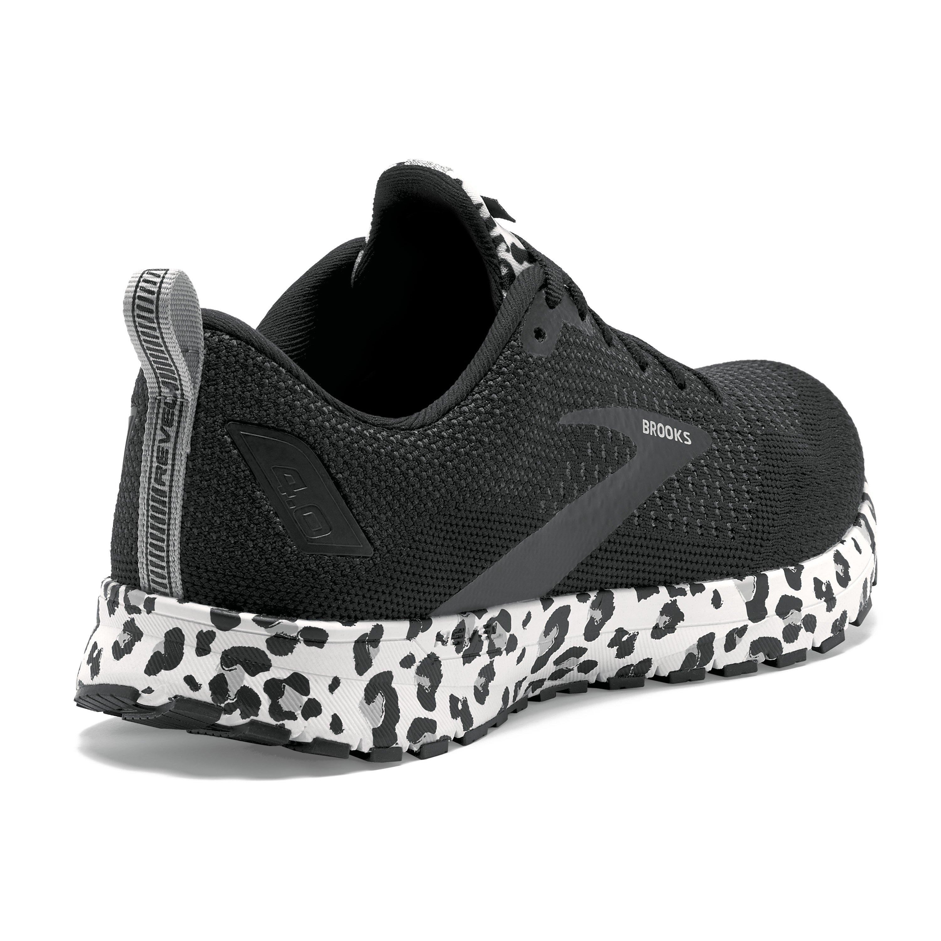 brooks leopard print tennis shoes