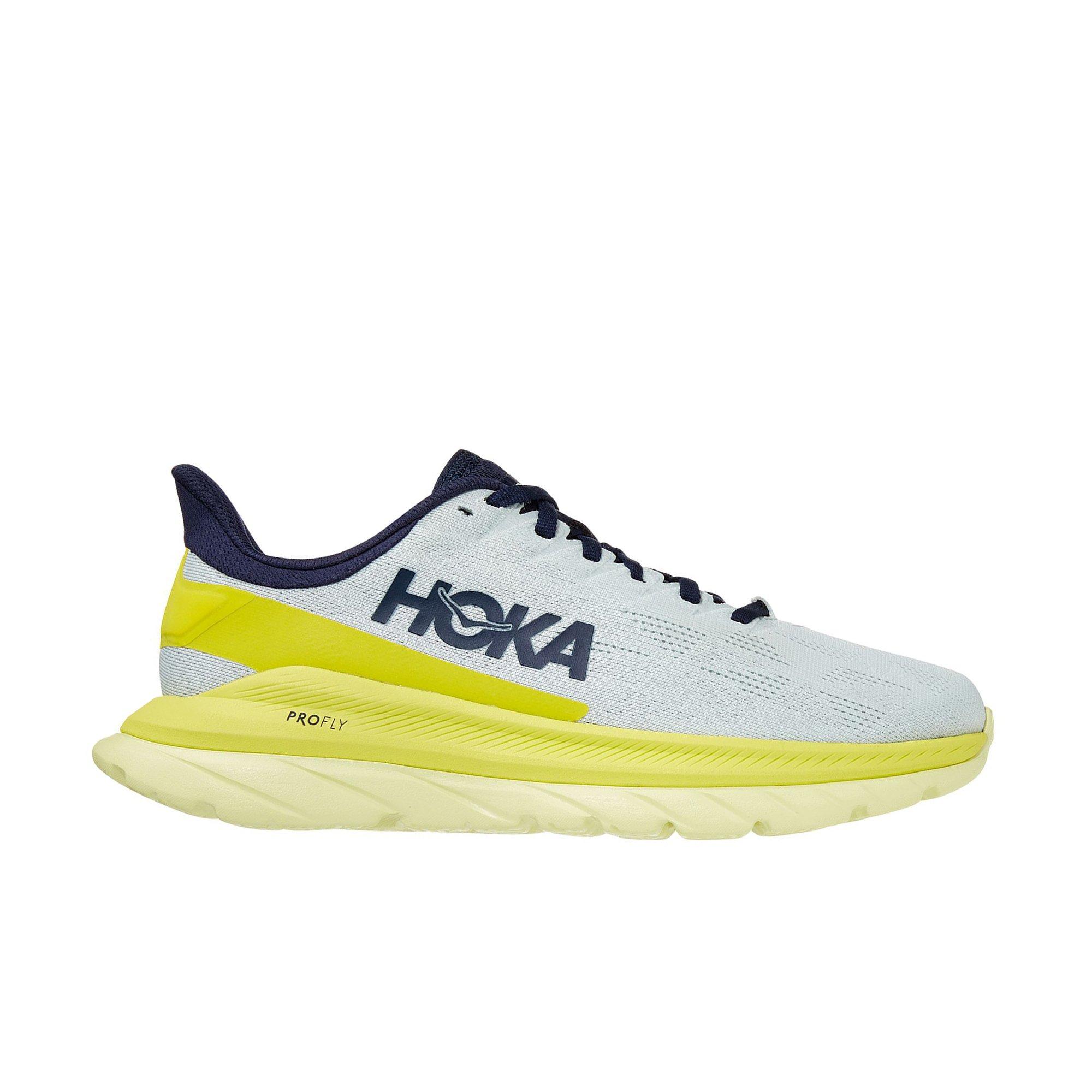 hoka shoes yellow