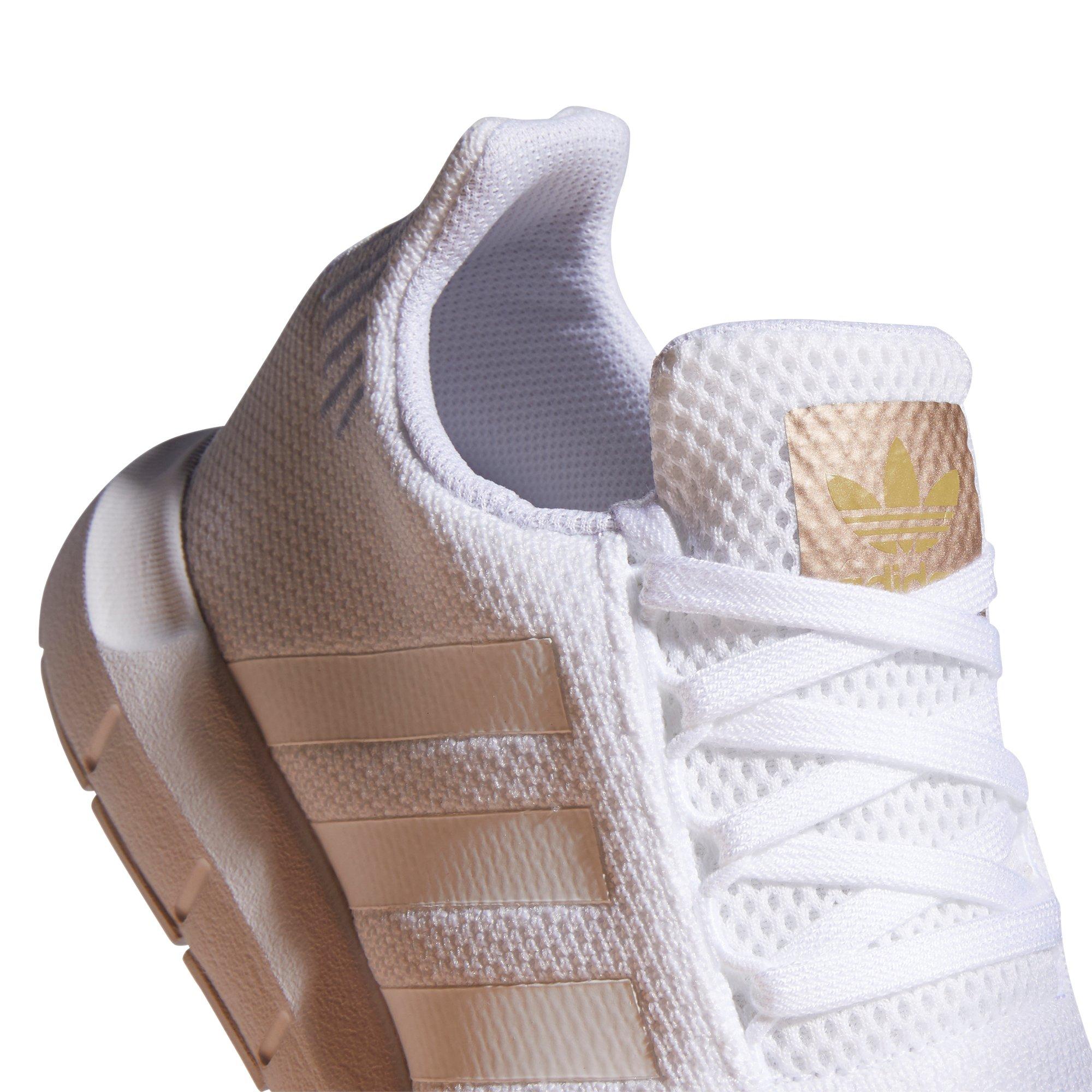 Adidas originals swift run in copper metallic and clearance white