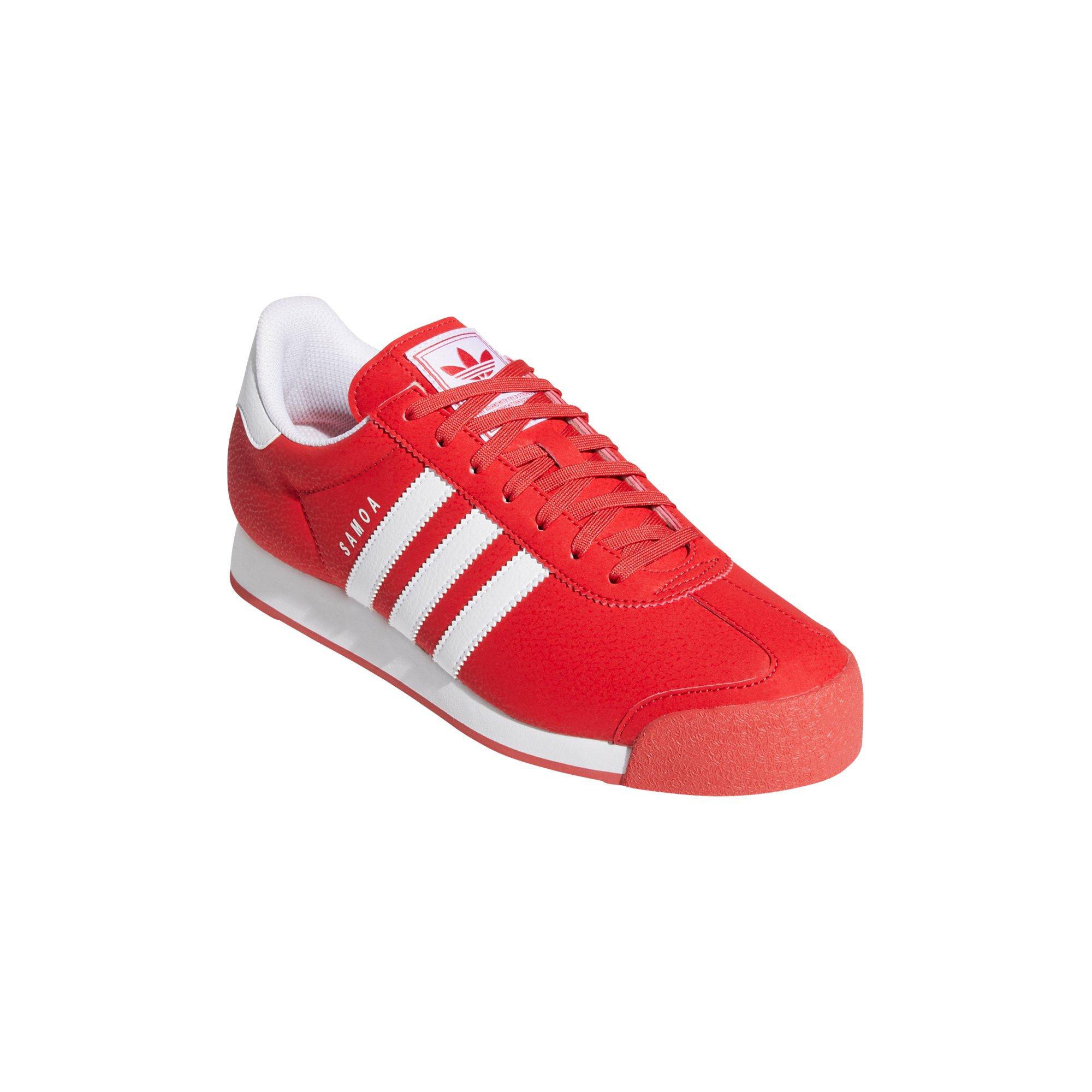 adidas Samoa Red/Red Men's Shoe - Hibbett | City Gear