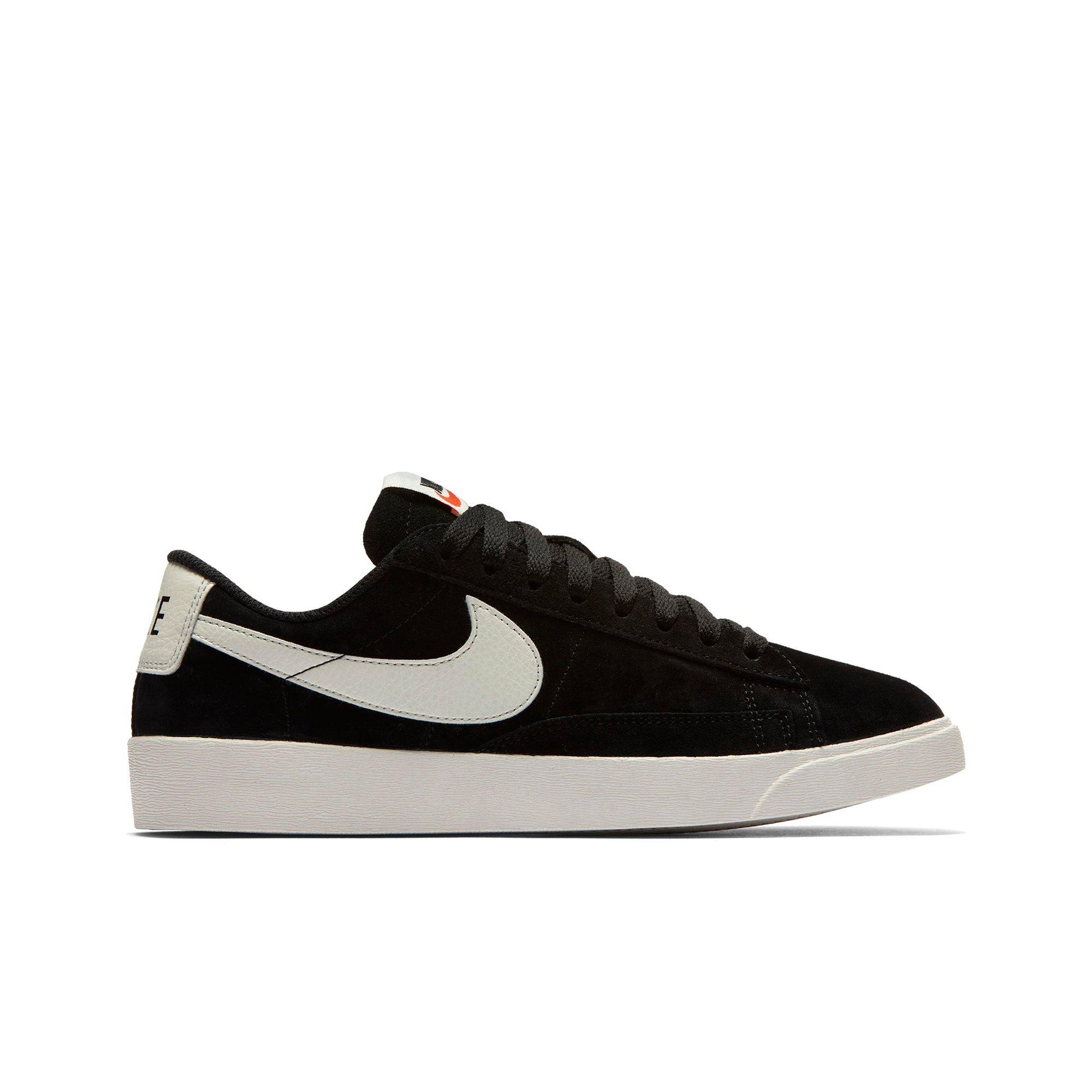 nike blazer low suede black