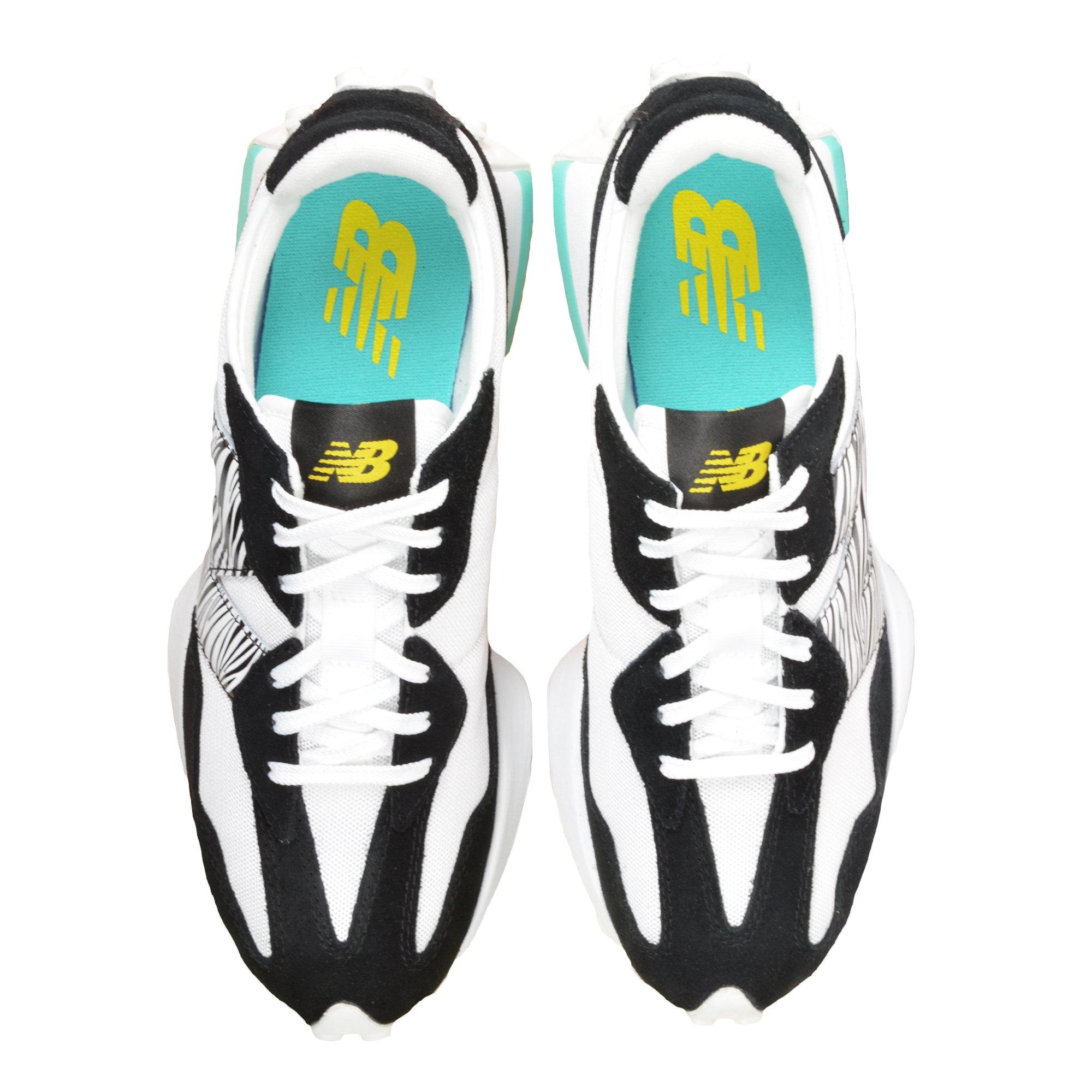 new balance black and teal