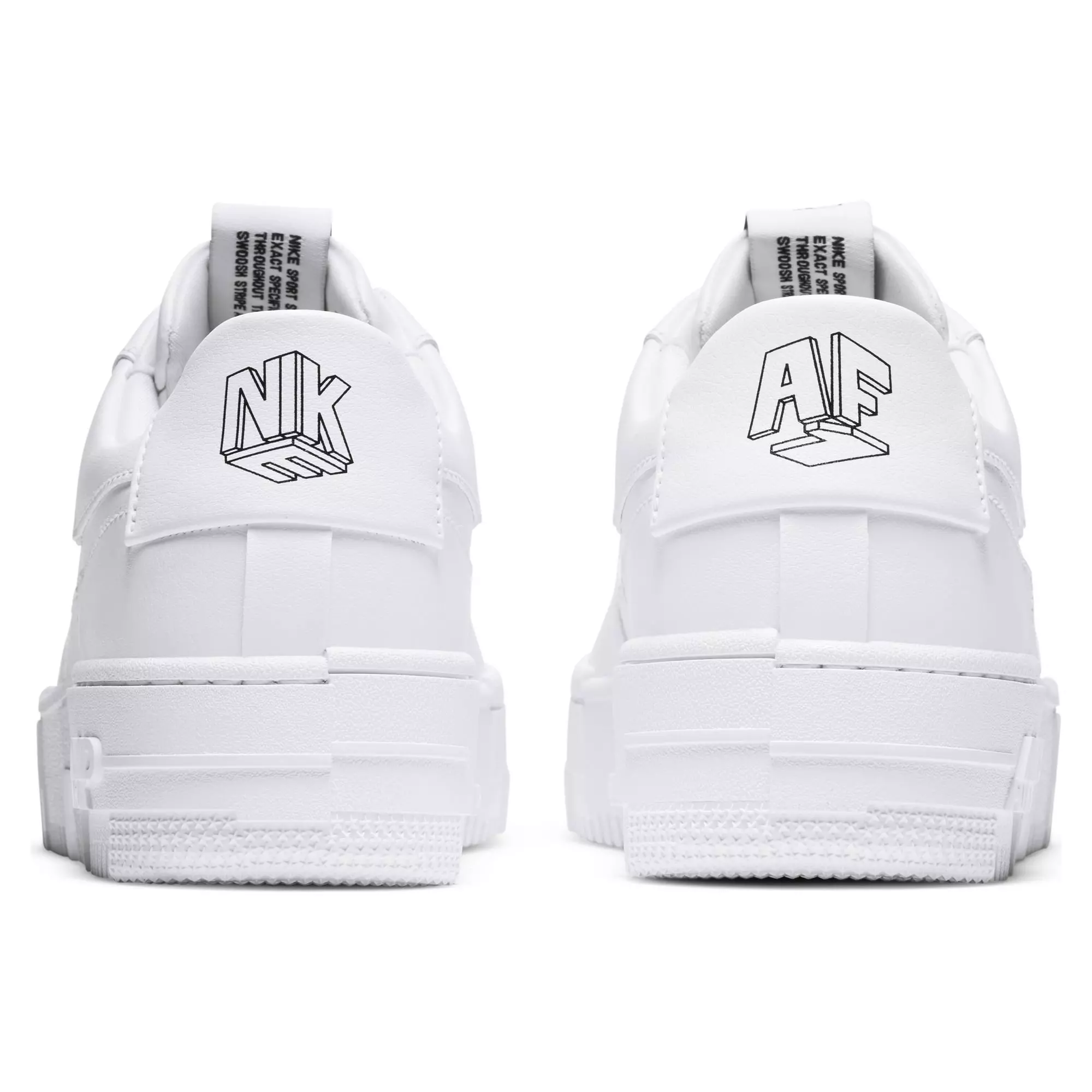 Nike Air Force 1 Pixel "White/Black/Sail" Women's Shoe - WHITE