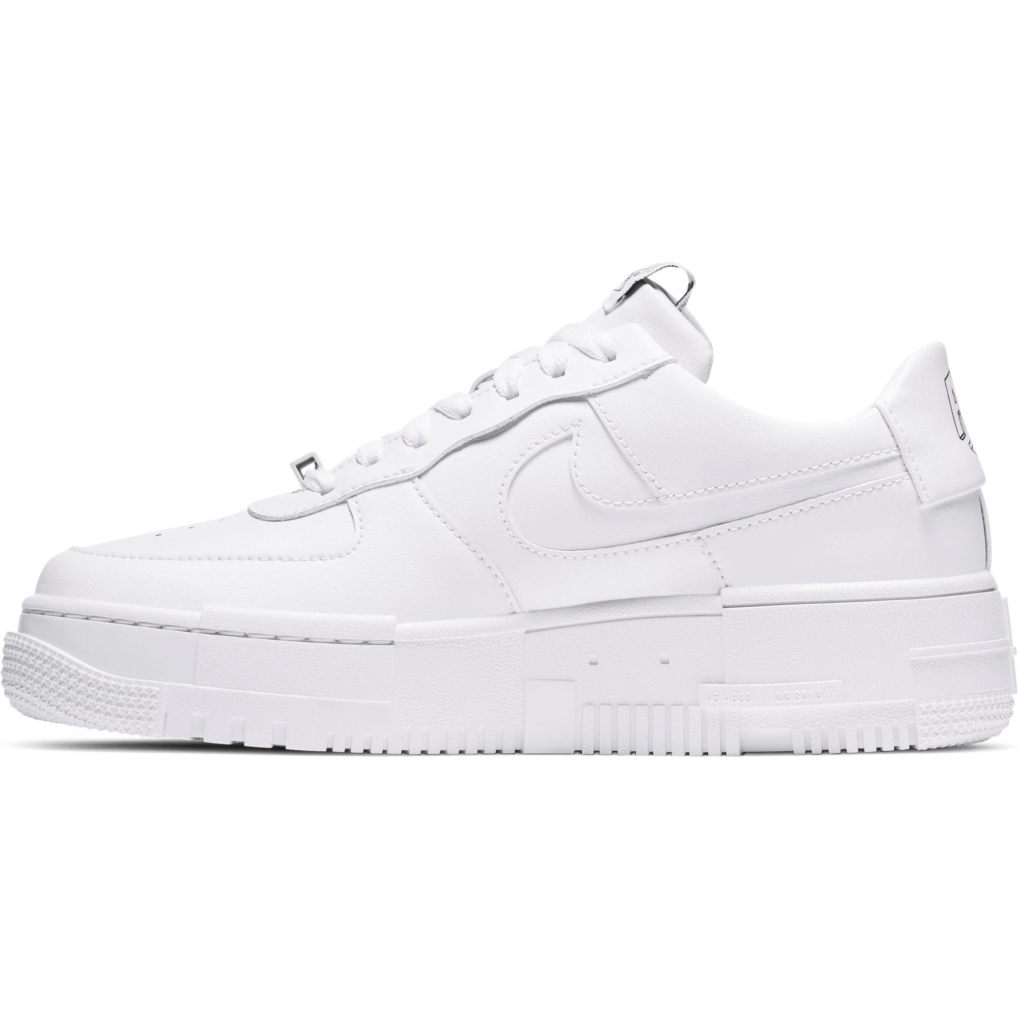 Nike Air Force 1 Pixel "White/Black/Sail" Women's Shoe - WHITE Thumbnail View 6