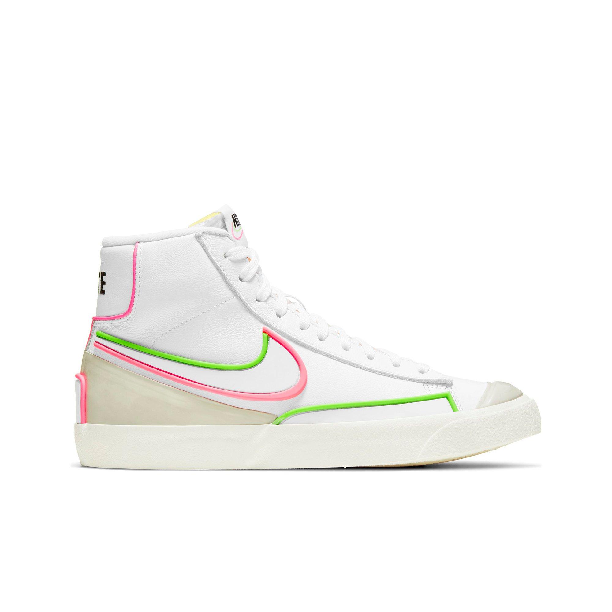 Nike Blazer Mid 77 Infinite White Electric Green Pink Women S Shoe Hibbett City Gear