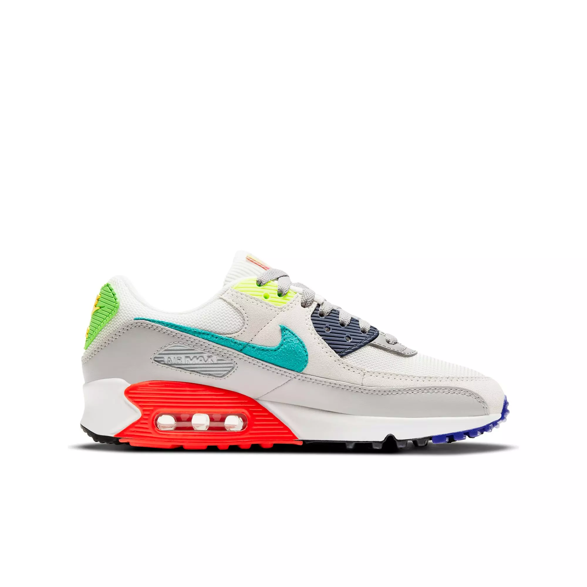 Nike Air Max 90 EOI "Pearl Grey/Sport Turq/Summit White" Women's Shoe - MULTI-COLOR