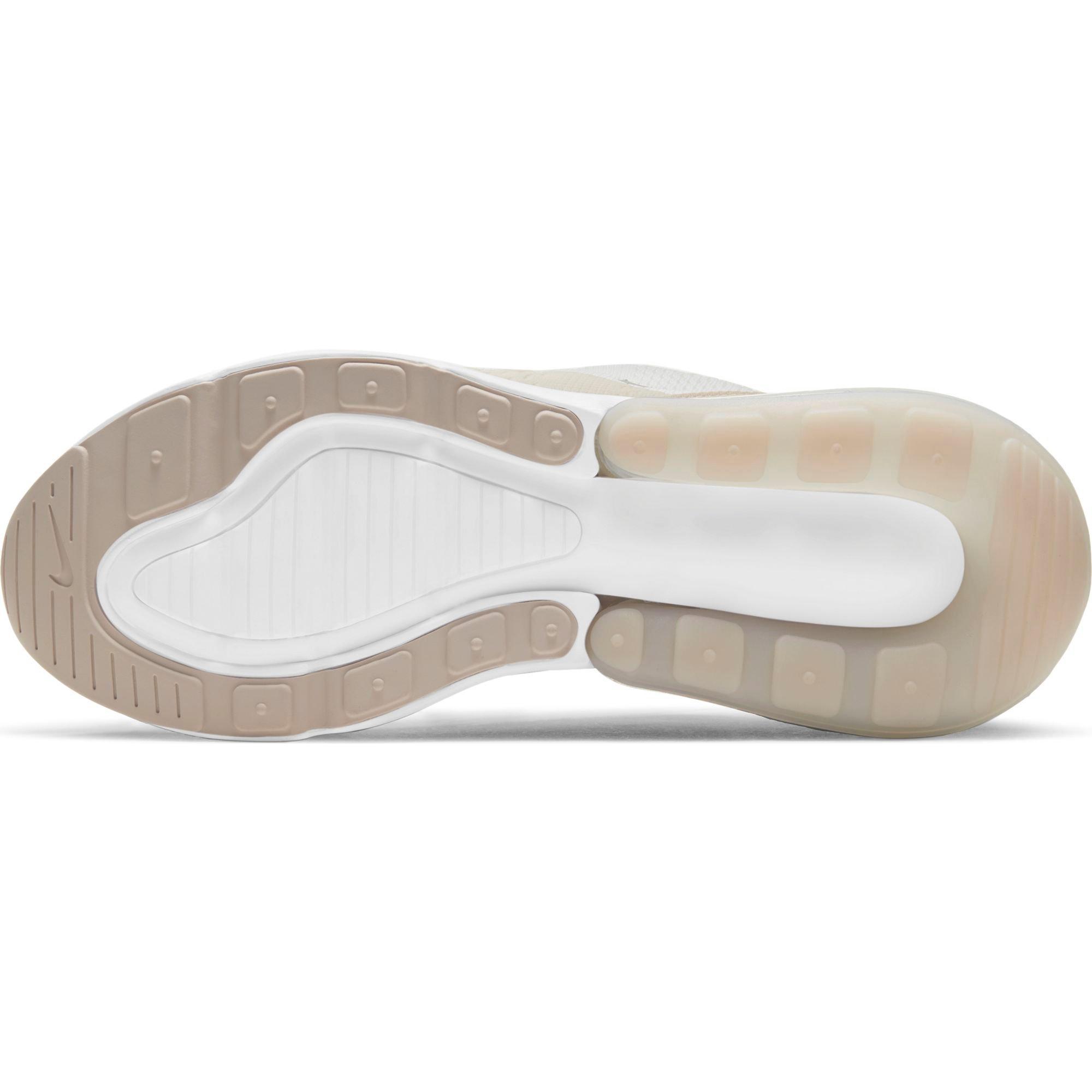 Nike Air Max 270 "Summit White/Black/Desert Sand" Women's Shoe - WHITE/TAN Thumbnail View 5