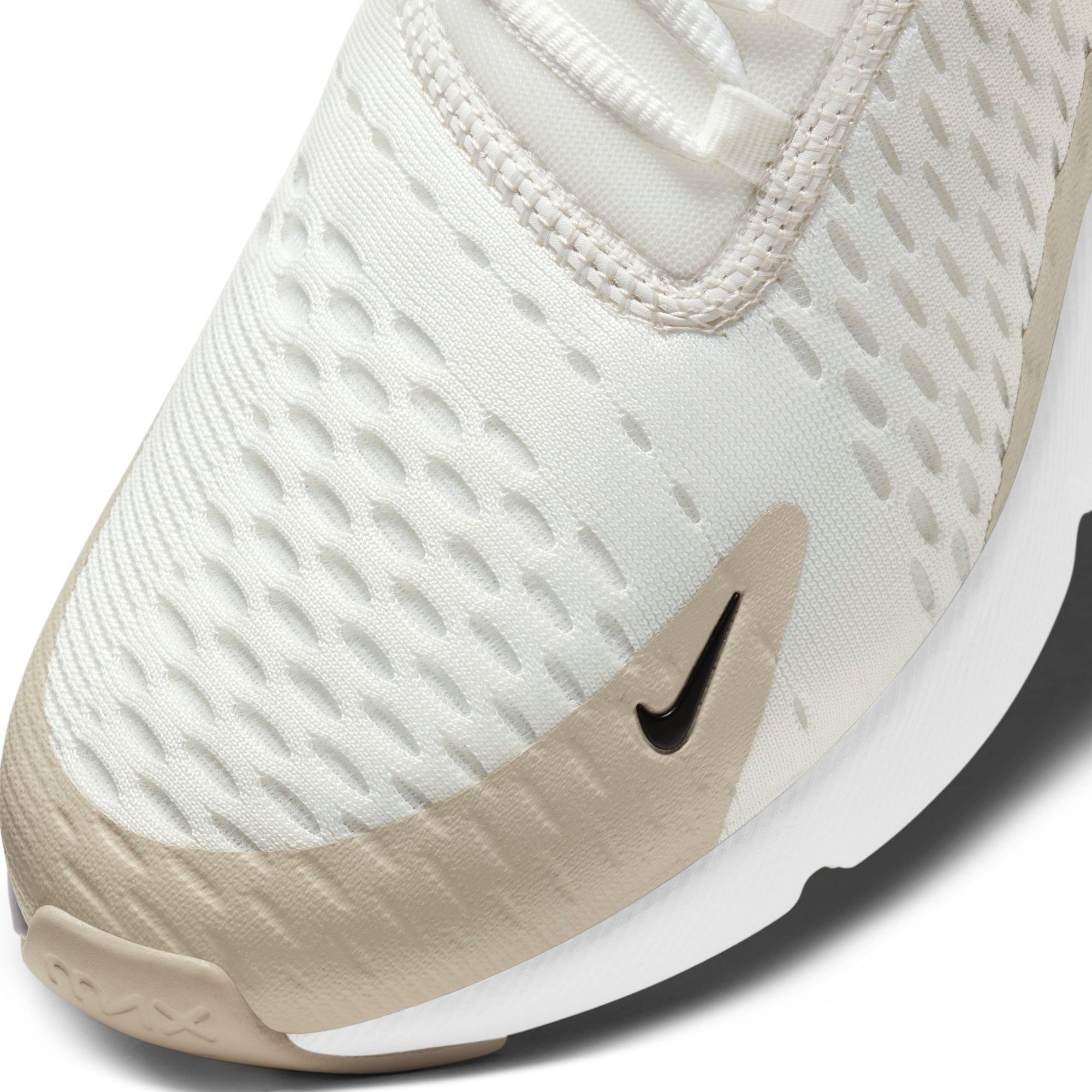 Nike Air Max 270 "Summit White/Black/Desert Sand" Women's Shoe - WHITE/TAN Thumbnail View 9