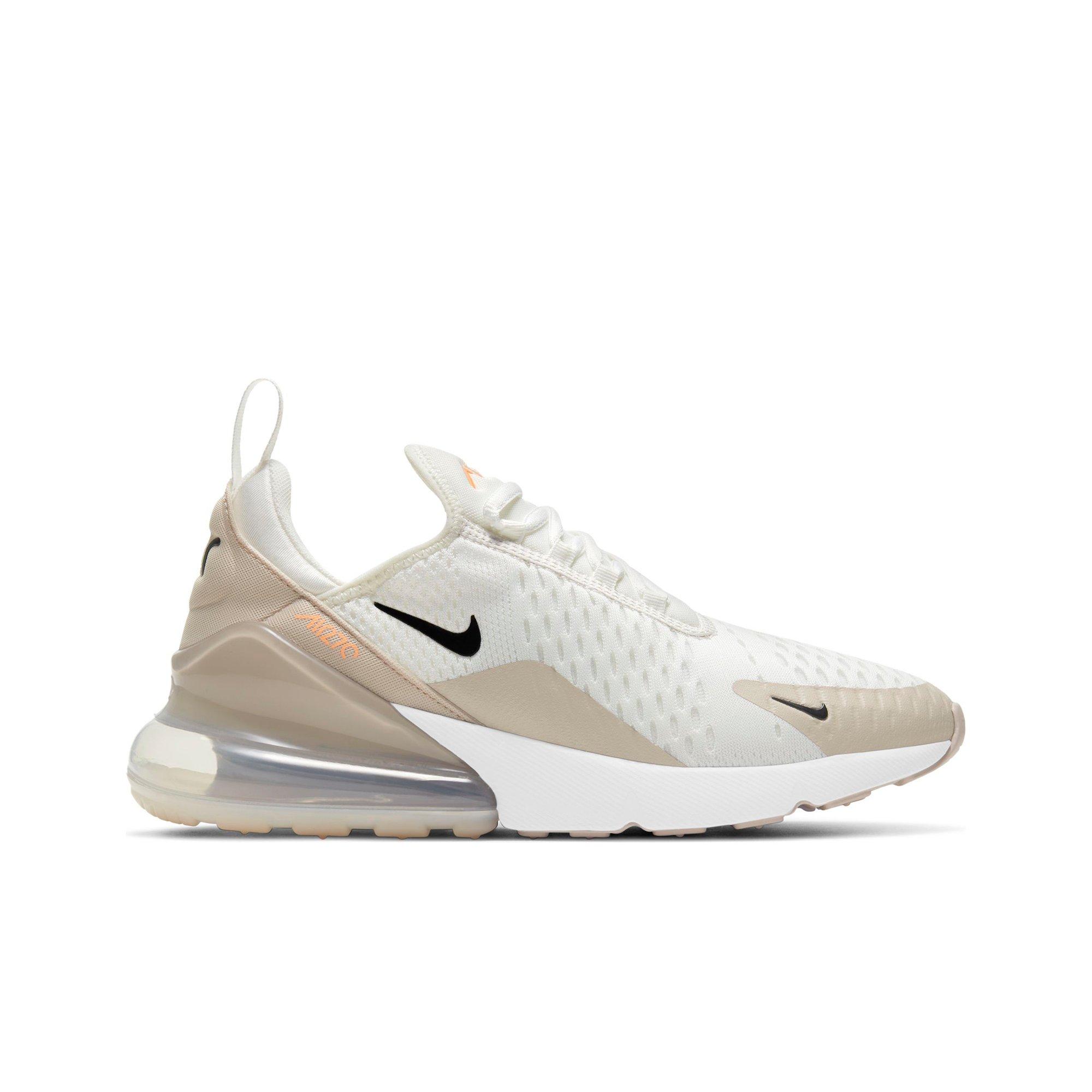 Nike Air Max 270 "Summit White/Black/Desert Sand" Women's Shoe - WHITE/TAN Thumbnail View 1