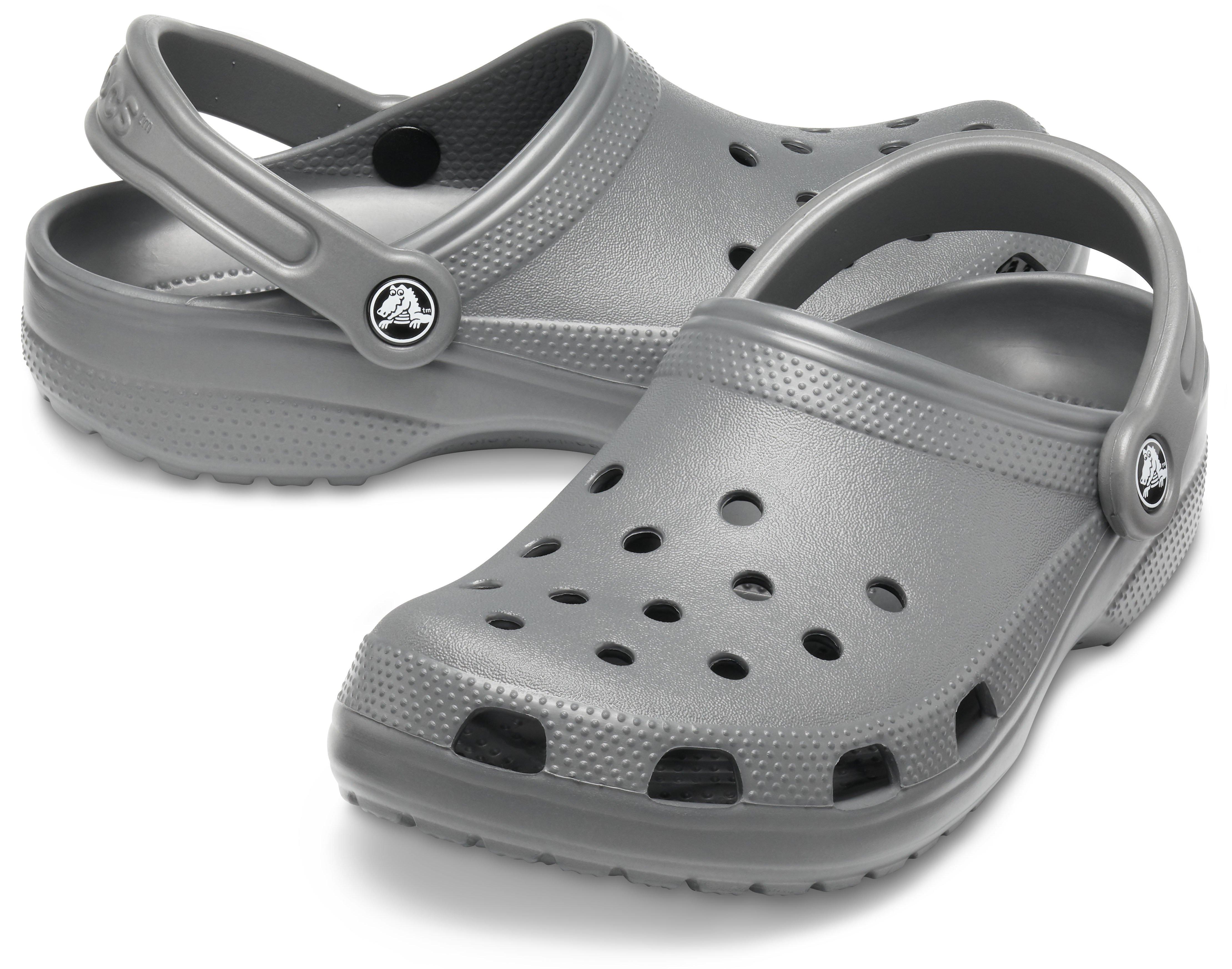 Crocs for cheap men grey