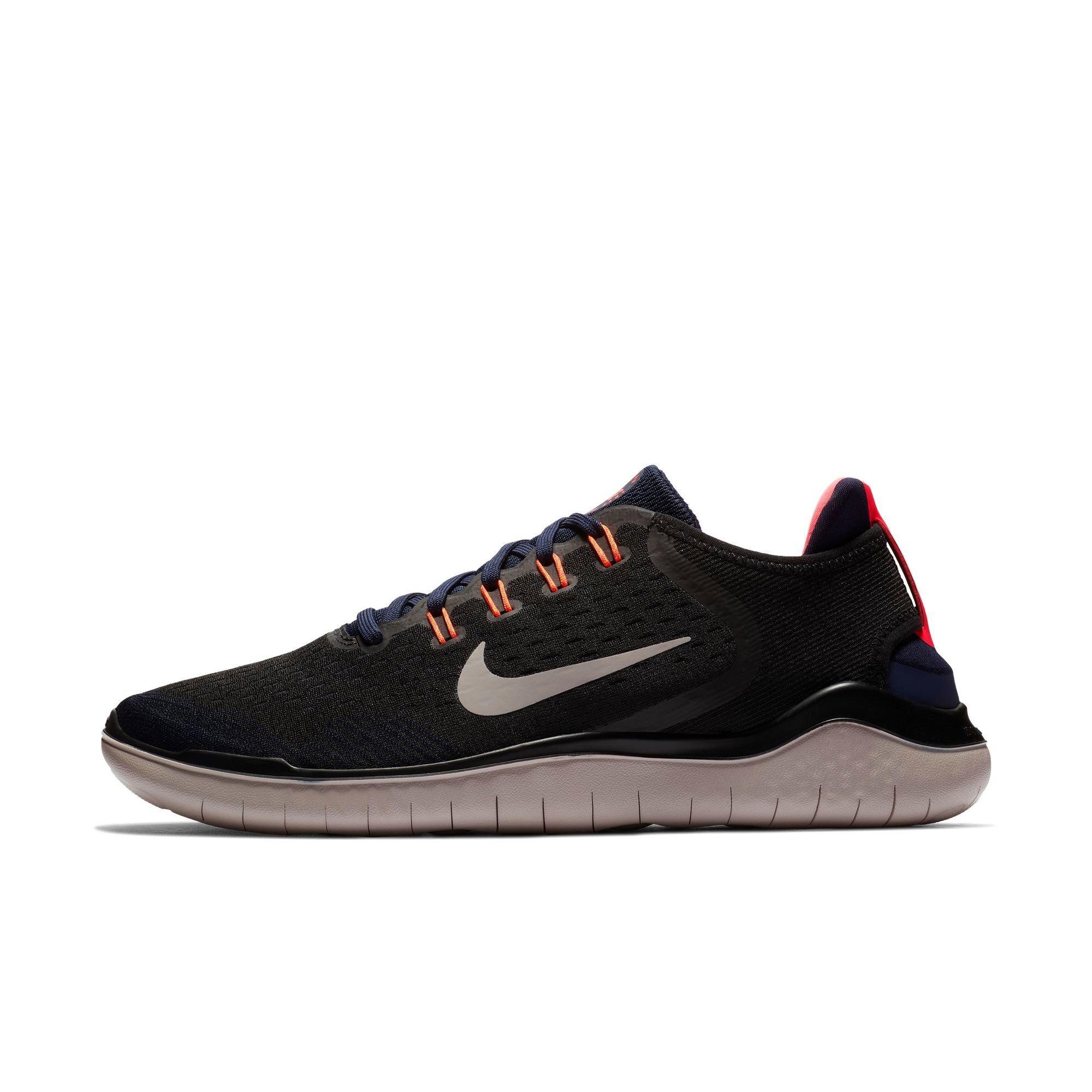 Nike Free Rn 18 Black Moon Particle Blackened Blue Men S Running Shoe Hibbett City Gear