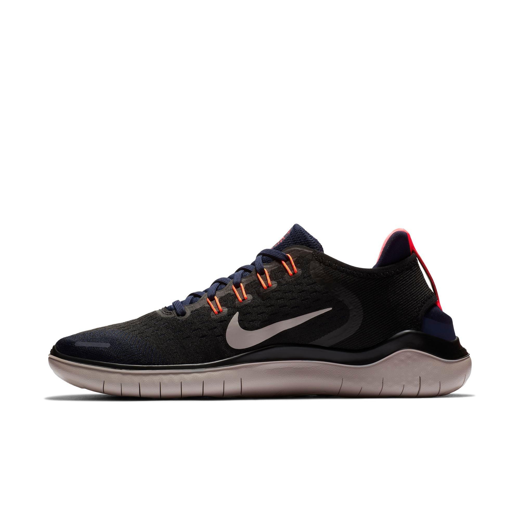 Nike Free Rn 18 Black Moon Particle Blackened Blue Men S Running Shoe Hibbett City Gear