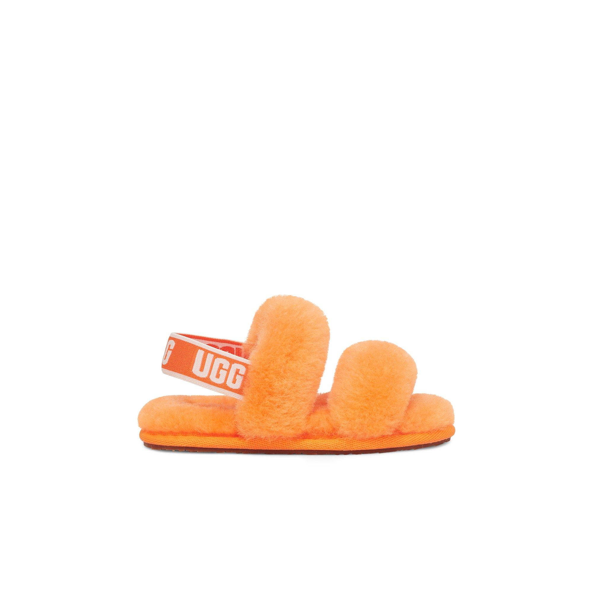 Ugg fluff store yeah slide orange