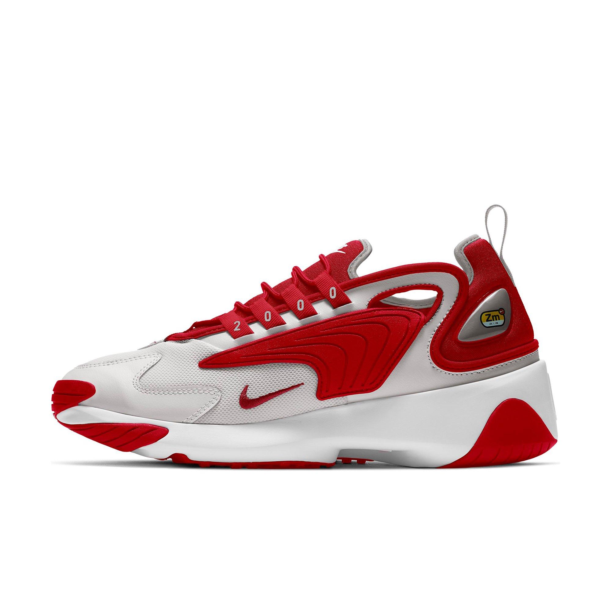 nike zoom 2000 red and white