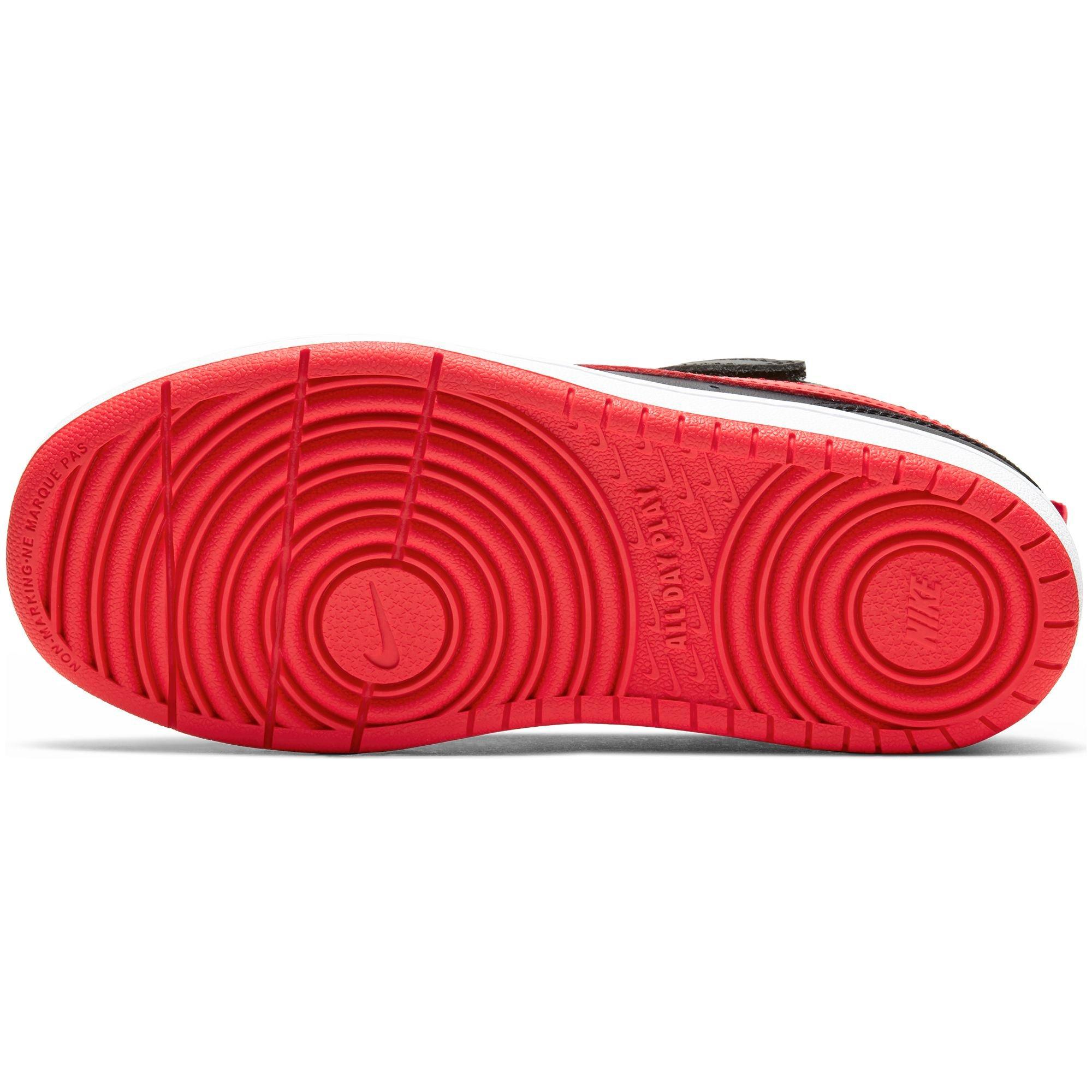 Nike Court Borough Low 2 Black Red Preschool Boys Shoe Hibbett City Gear