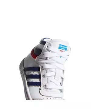 planter Neerwaarts schommel adidas Top Ten High "White/Navy/Red" Infant Boys' Shoe