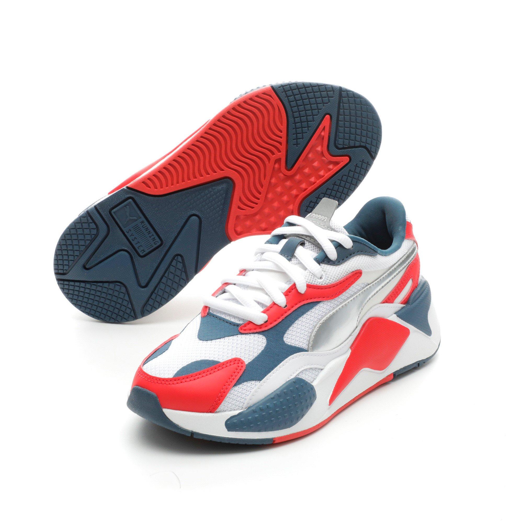 Puma rsx red black best sale and white