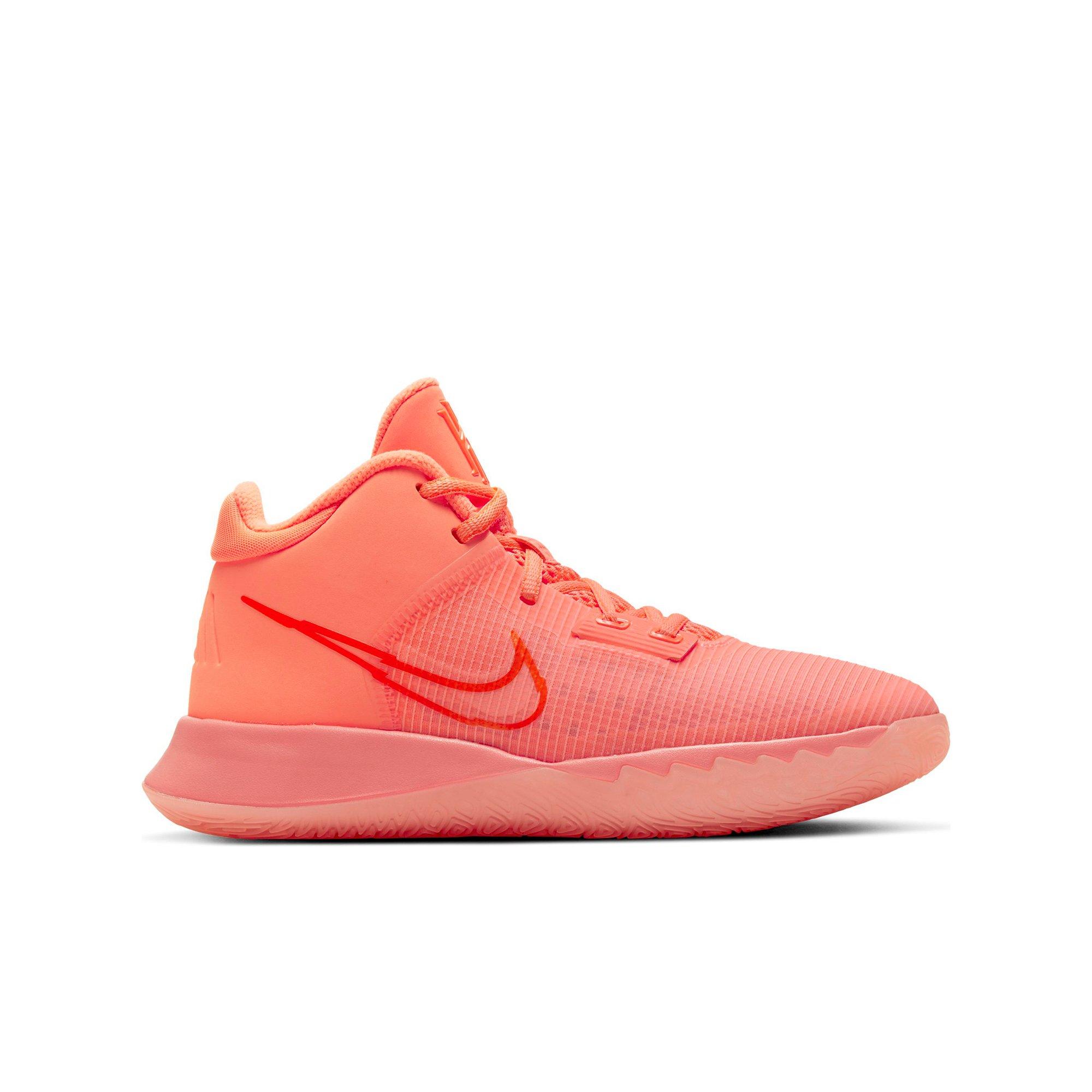 kids pink basketball shoes