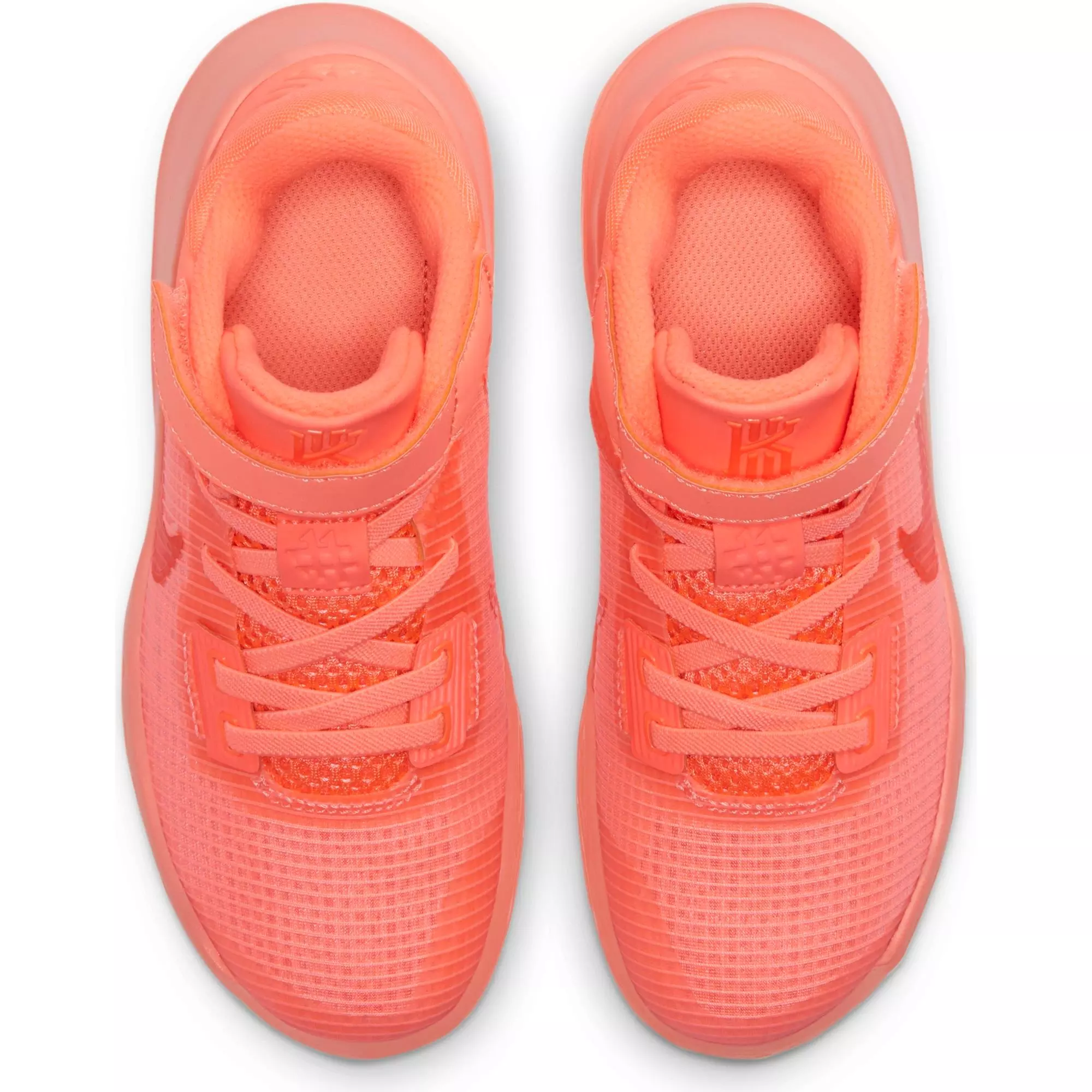 Nike Kyrie Flytrap 4 "Bright Mango/Crimson" Preschool Kids' Basketball Shoe - PINK