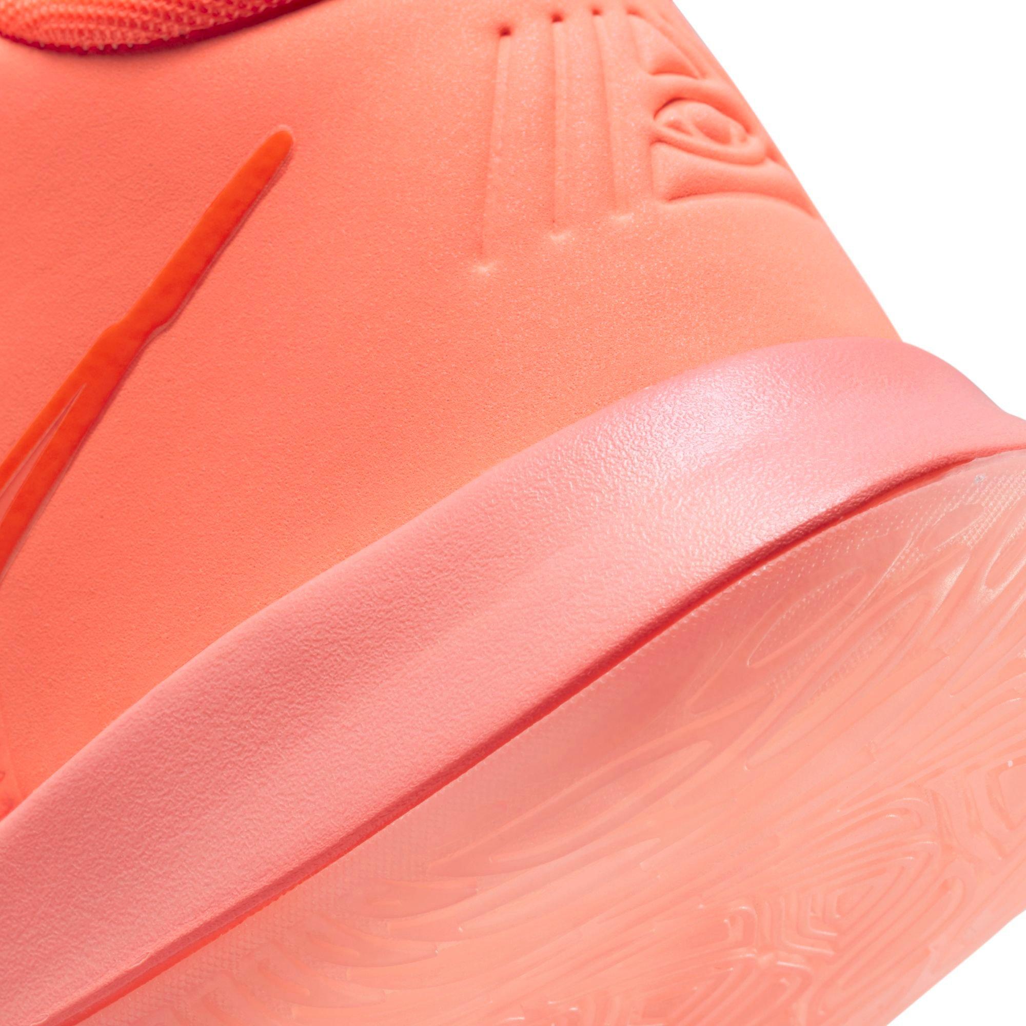 Nike Kyrie Flytrap 4 "Bright Mango/Crimson" Preschool Kids' Basketball Shoe - PINK Thumbnail View 10