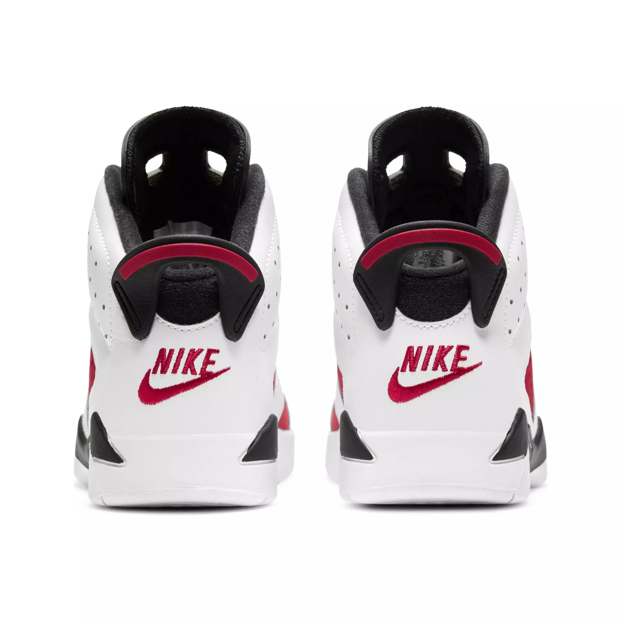 Jordan 6 Retro "Carmine" Preschool Kids' Shoe - WHITE/RED/BLACK