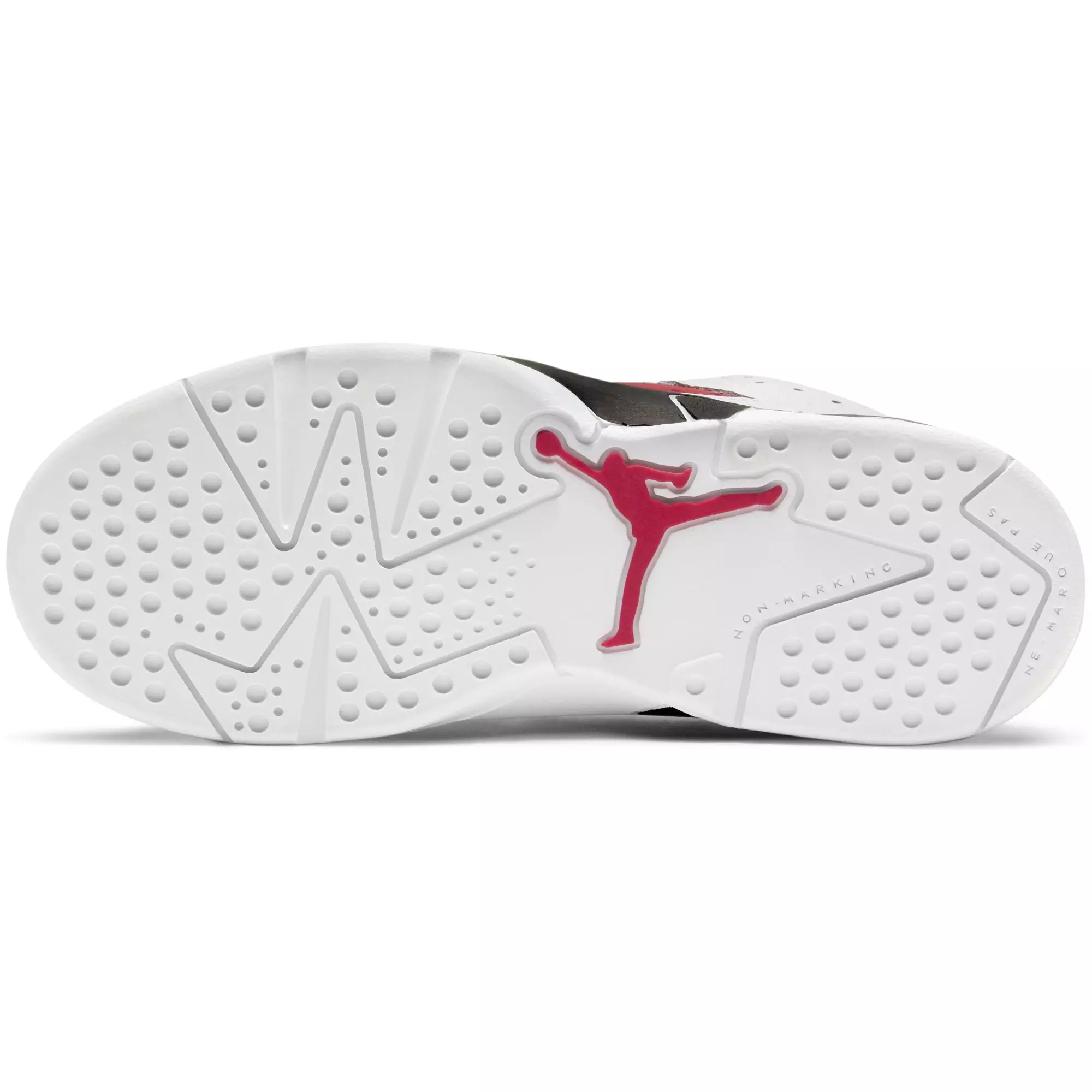 Jordan 6 Retro "Carmine" Preschool Kids' Shoe - WHITE/RED/BLACK