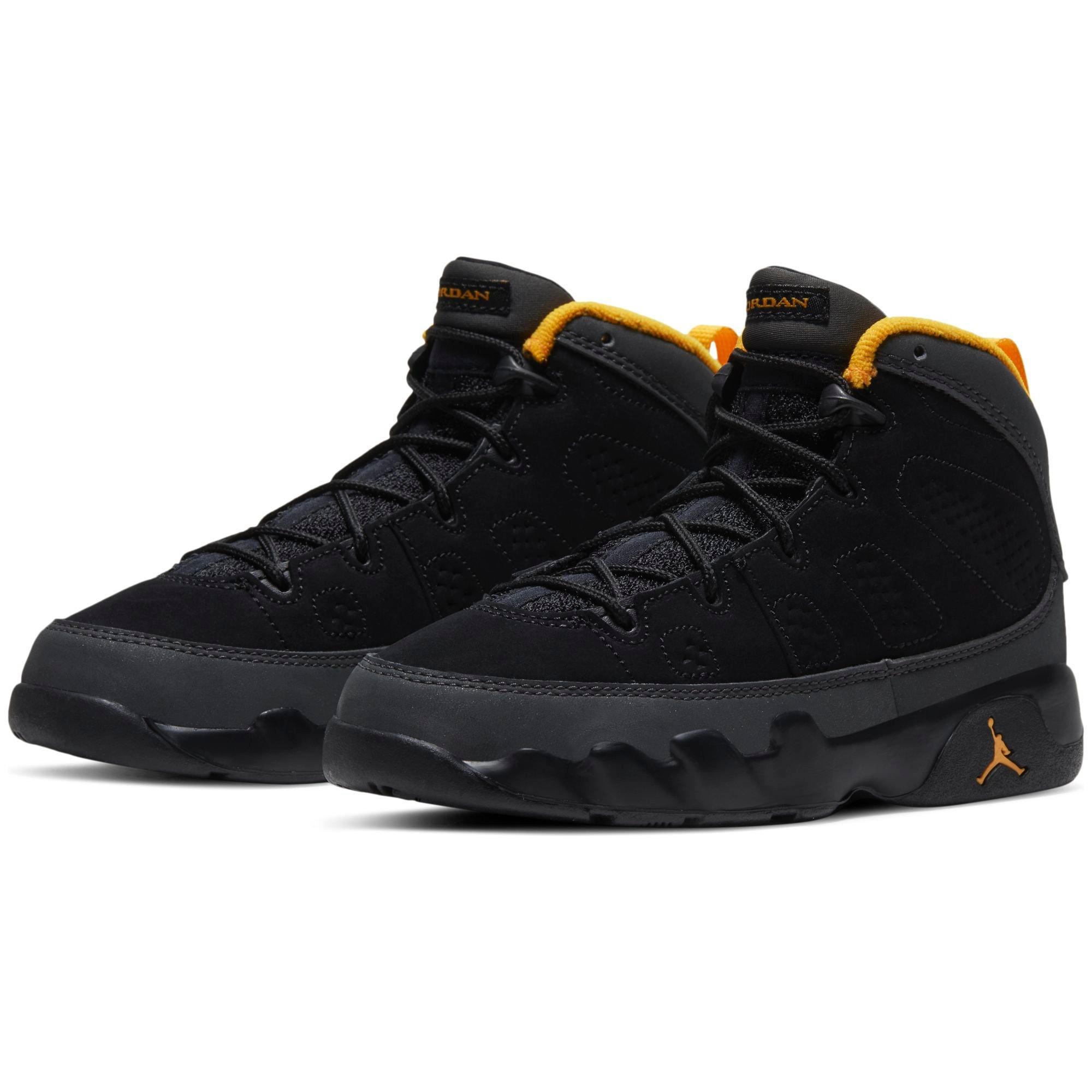 jordan retro 9 preschool black