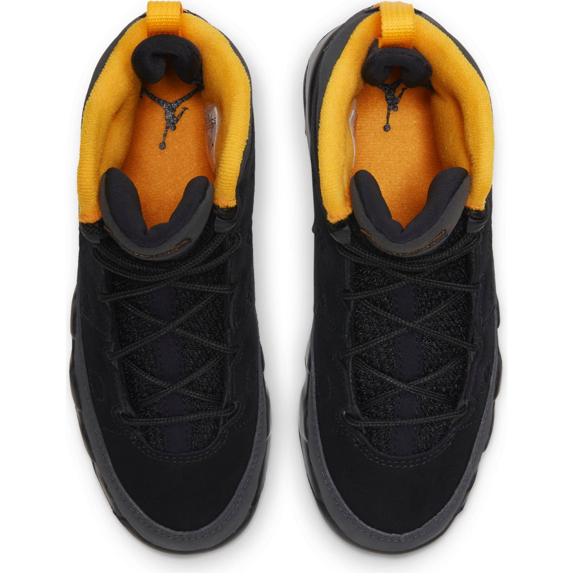 jordan retro 9 preschool black