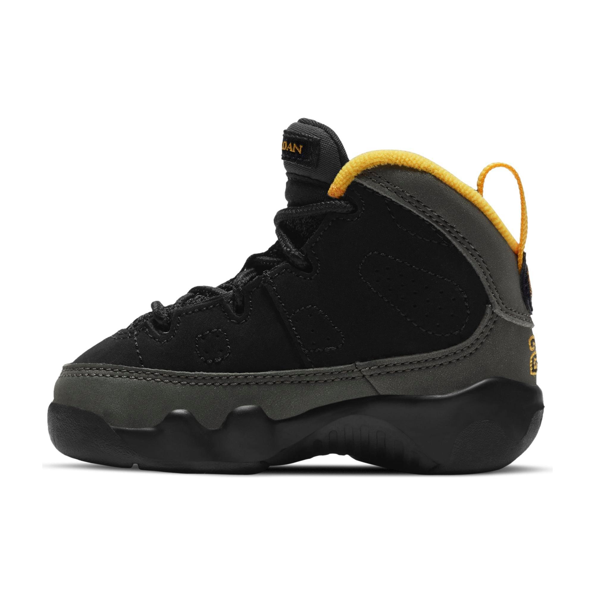 jordan retro 9 black toddler