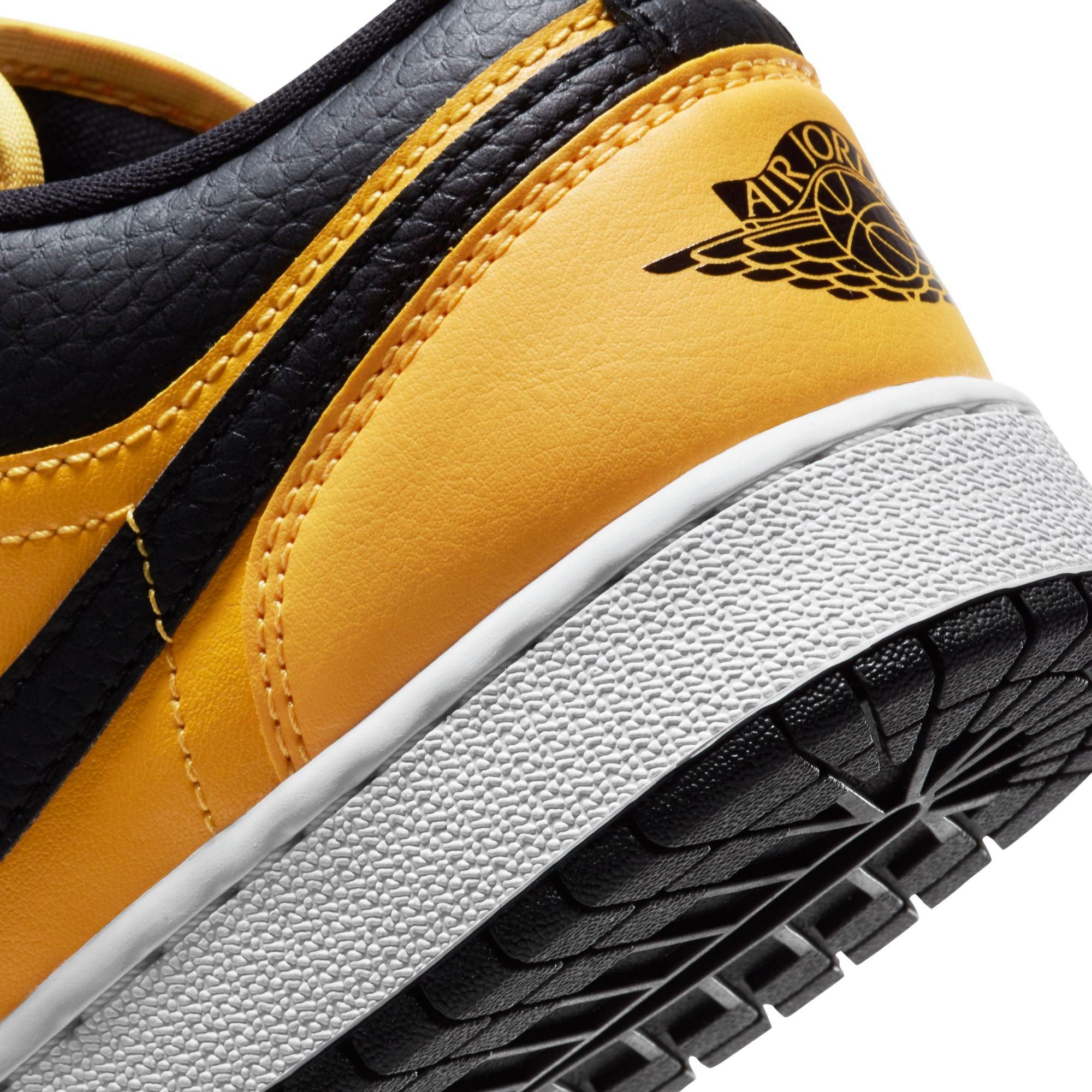 jordan 1 low yellow black white