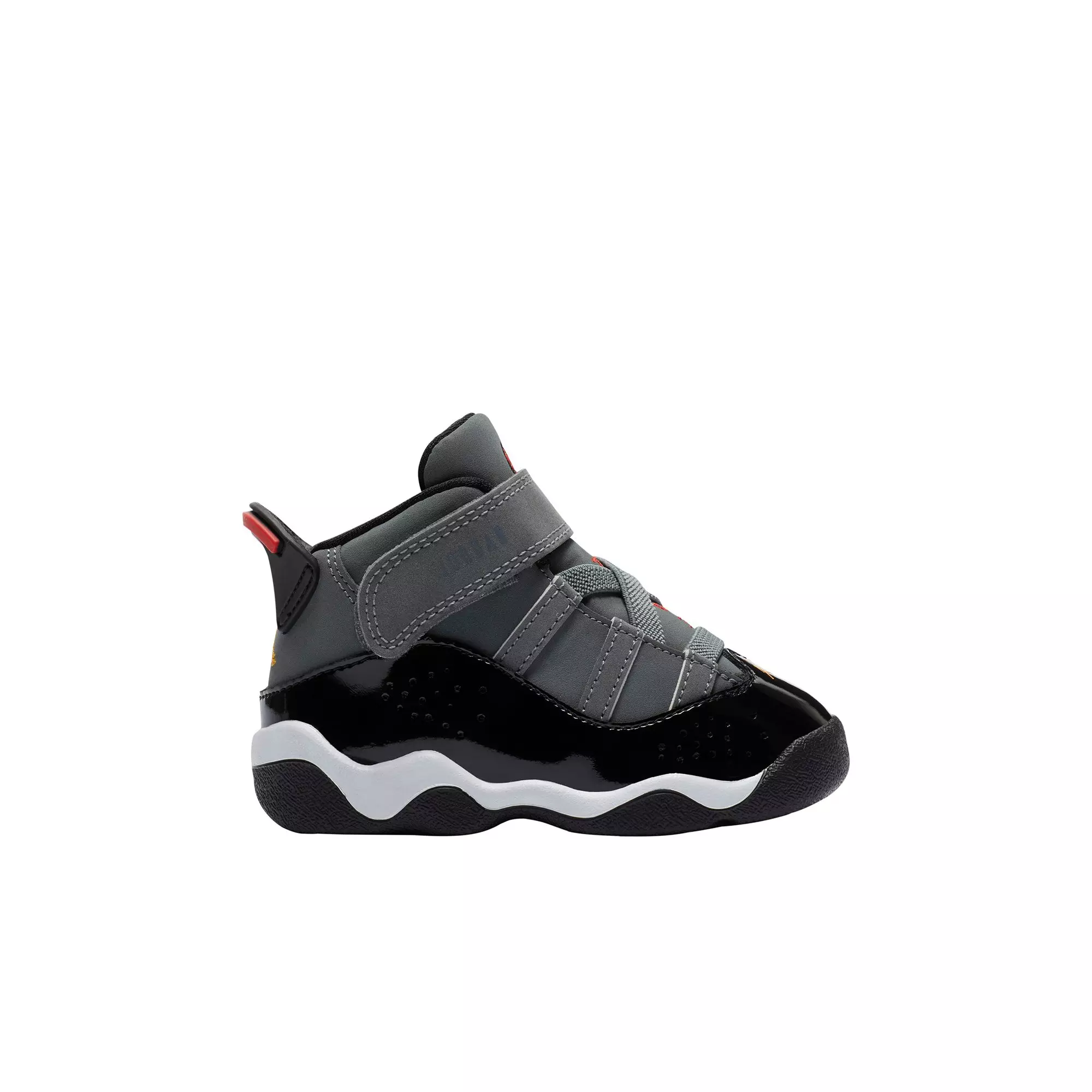 black and yellow jordans toddler
