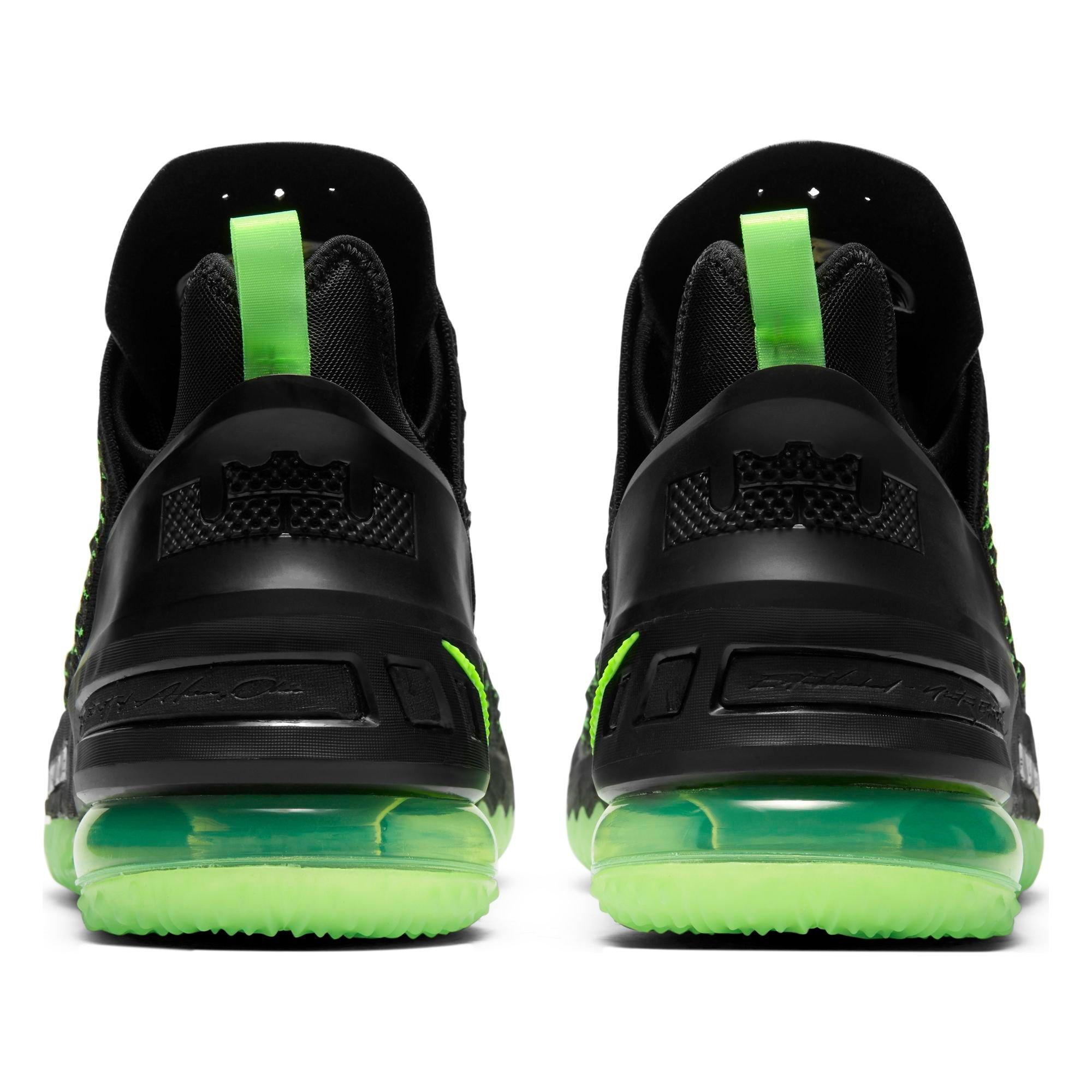 Nike Lebron 18 "Black/Electric Green" Men's Basketball Shoe - BLACK Thumbnail View 8