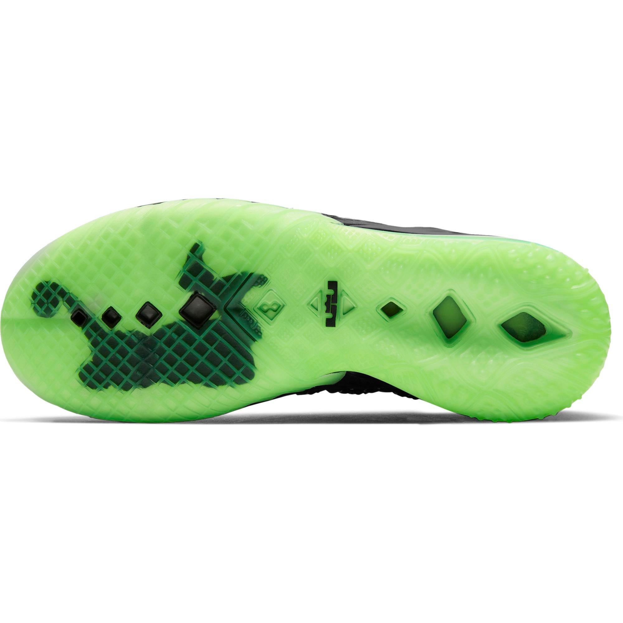 Nike Lebron 18 "Black/Electric Green" Men's Basketball Shoe - BLACK Thumbnail View 10