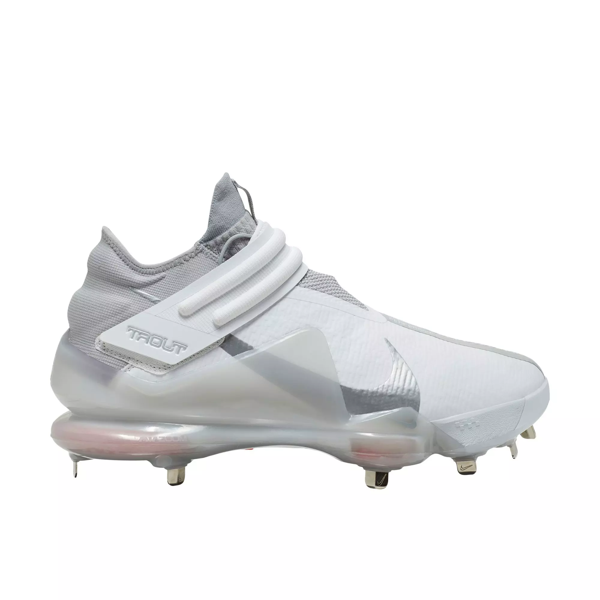 Nike Force Zoom Trout 7 "White" Men's Baseball Cleat - WHITE