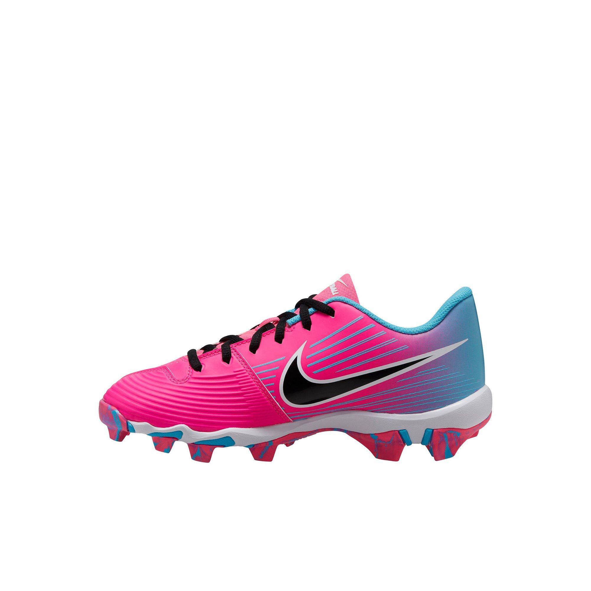 little girl pink softball cleats