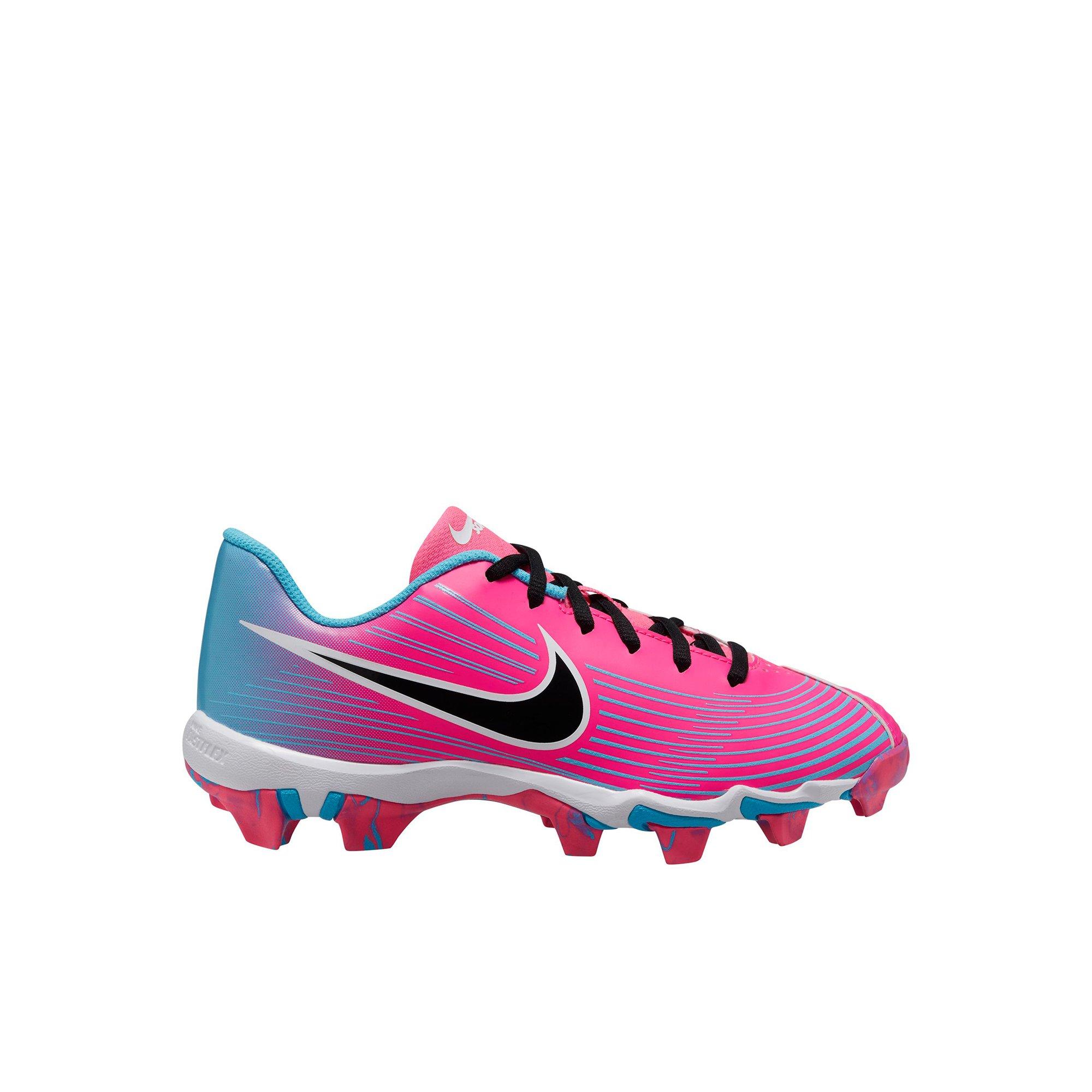 little girl pink softball cleats