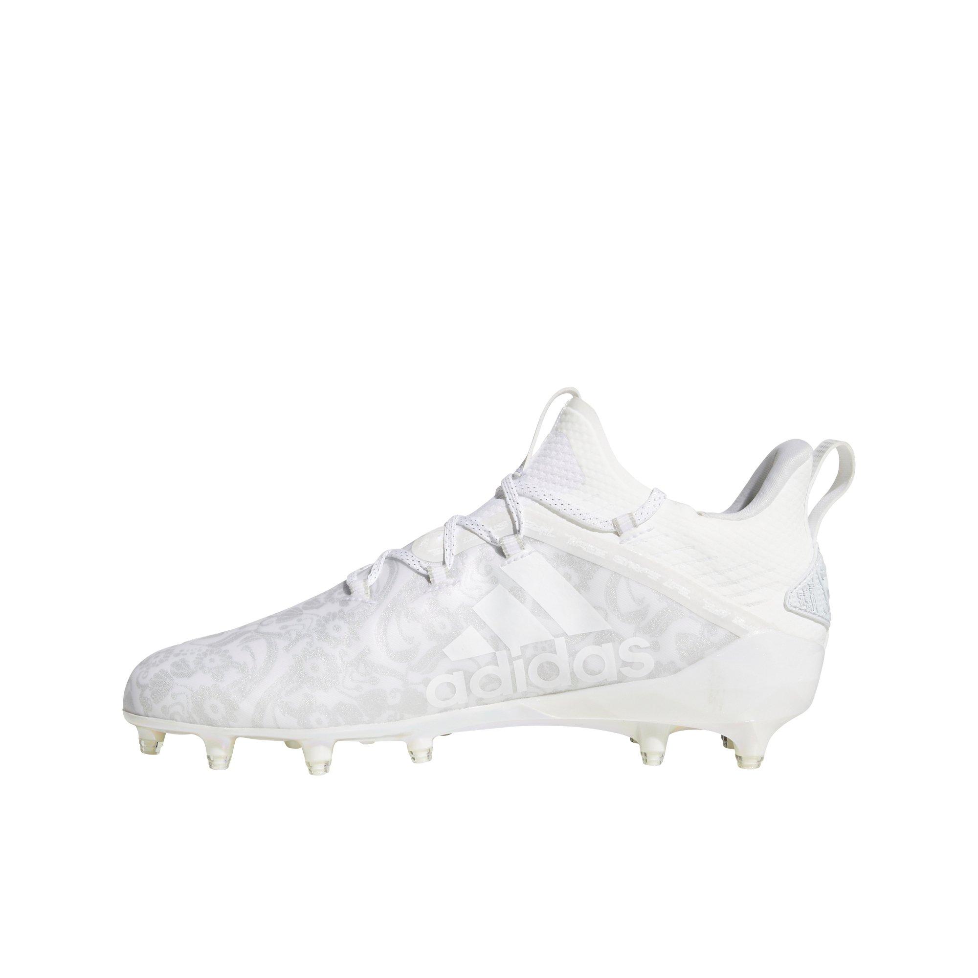 Adidas Adizero Young King Football Cleats White Silver FU6705 Rare