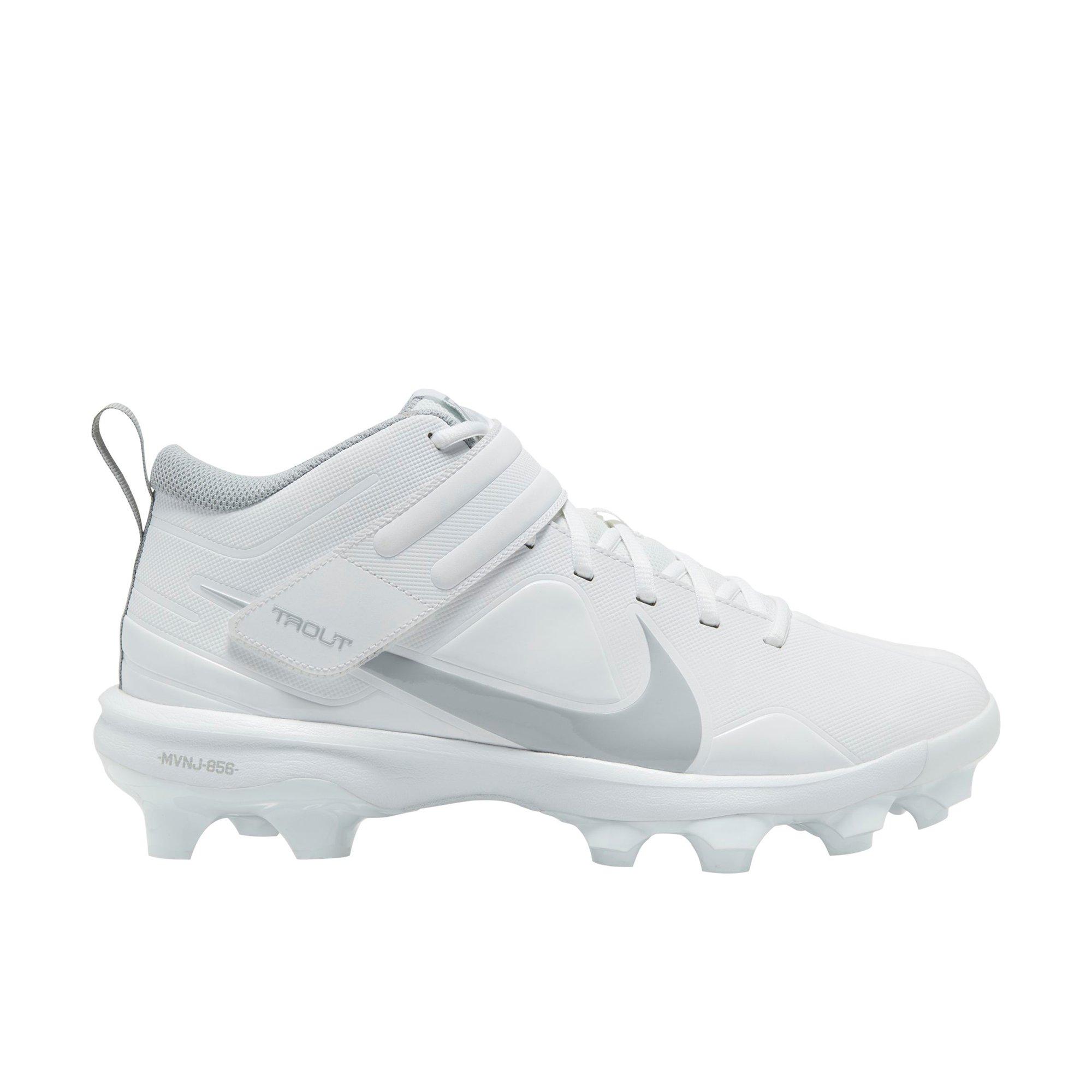 Nike Force Trout 7 Pro MCS Lt Smoke Grey/White/Black Grade School Boys' Baseball  Cleat - Hibbett