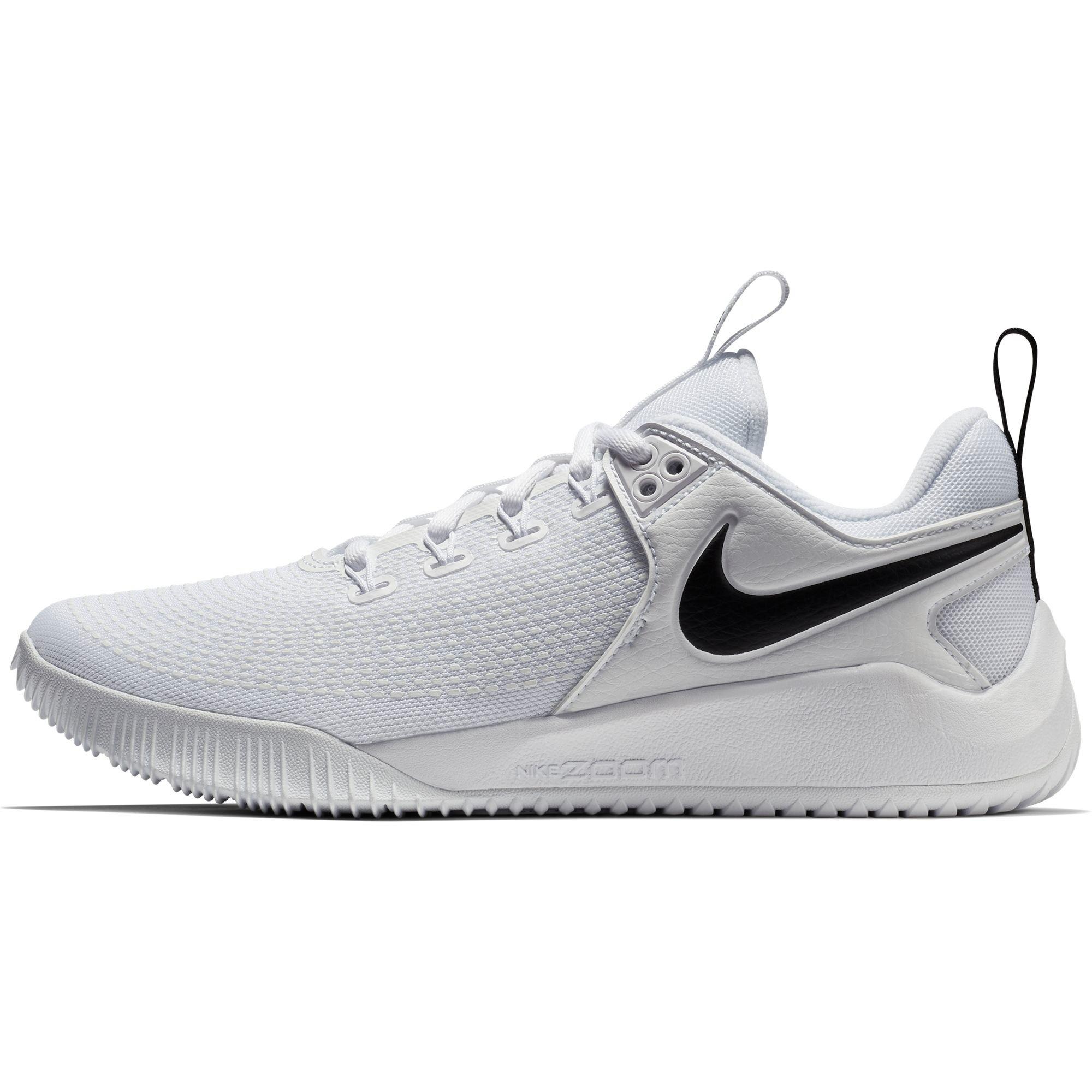 Nike Zoom HyperAce 2 "White/Black" Women's Volleyball Shoe - WHITE/BLACK Thumbnail View 3