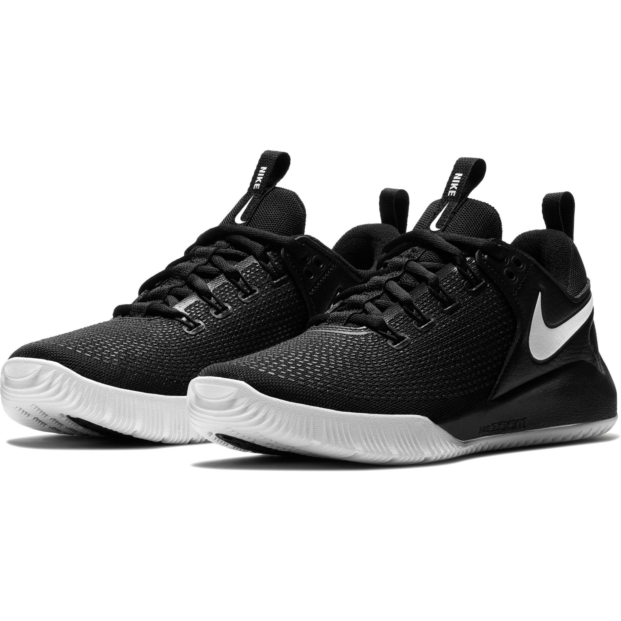 Nike Zoom HyperAce 2 "Black/White" Women's Volleyball Shoe - BLACK/WHITE Thumbnail View 6