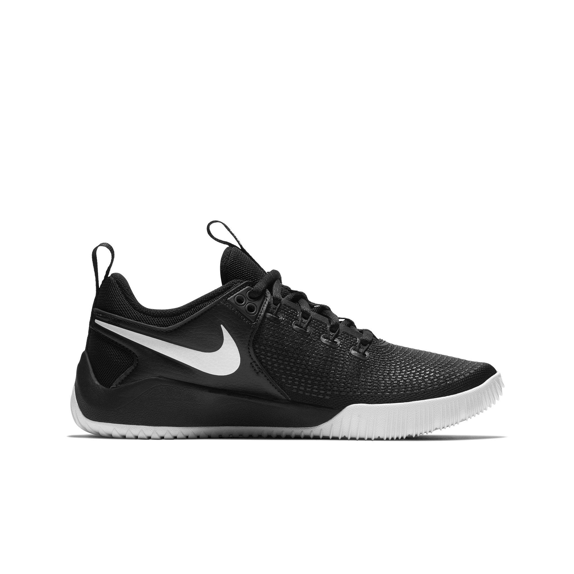 white and black nike volleyball shoes