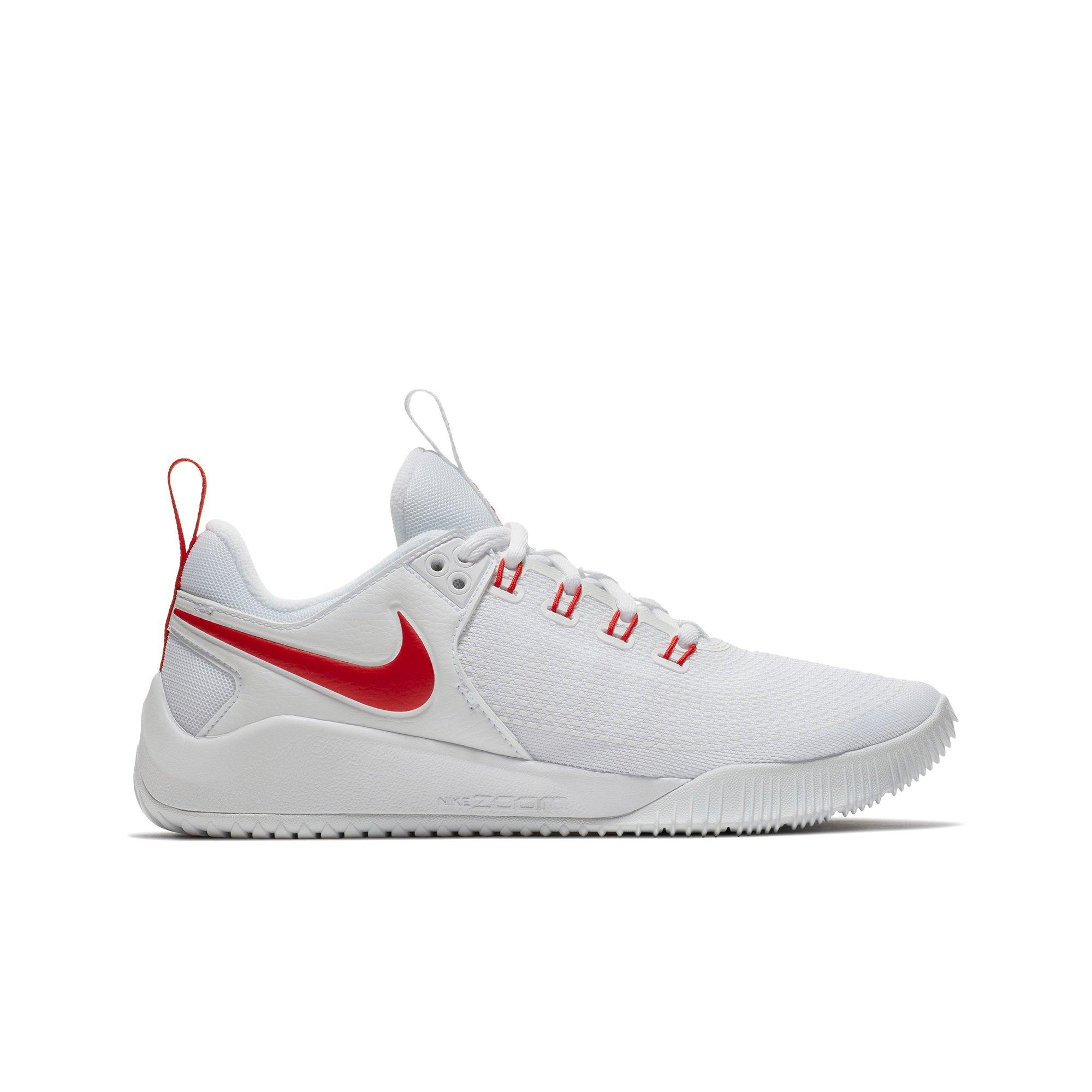 Nike volleyball shoes red cheap and white