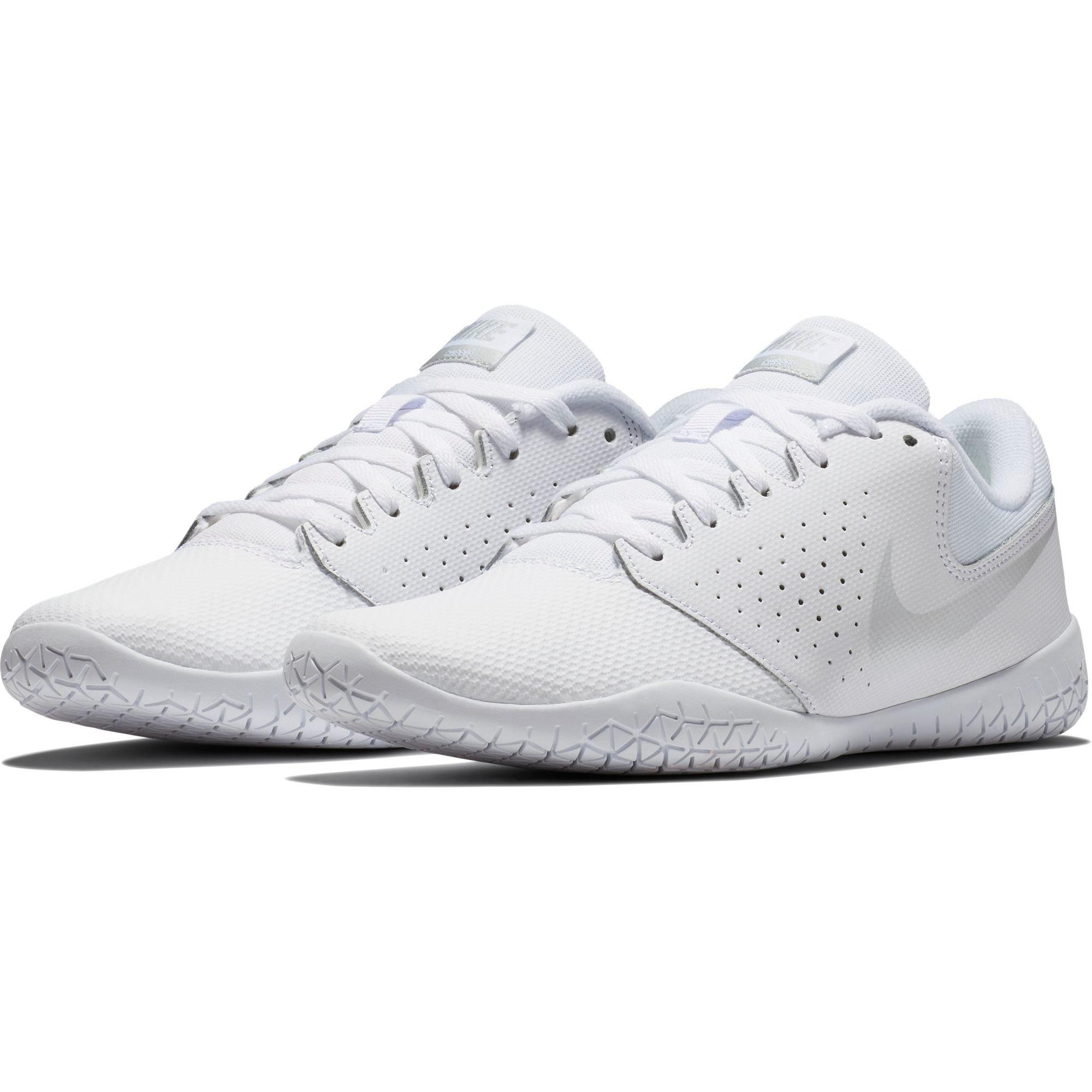Nike Sideline IV "Platinum White" Women's Cheerleading Shoe - WHITE Thumbnail View 6