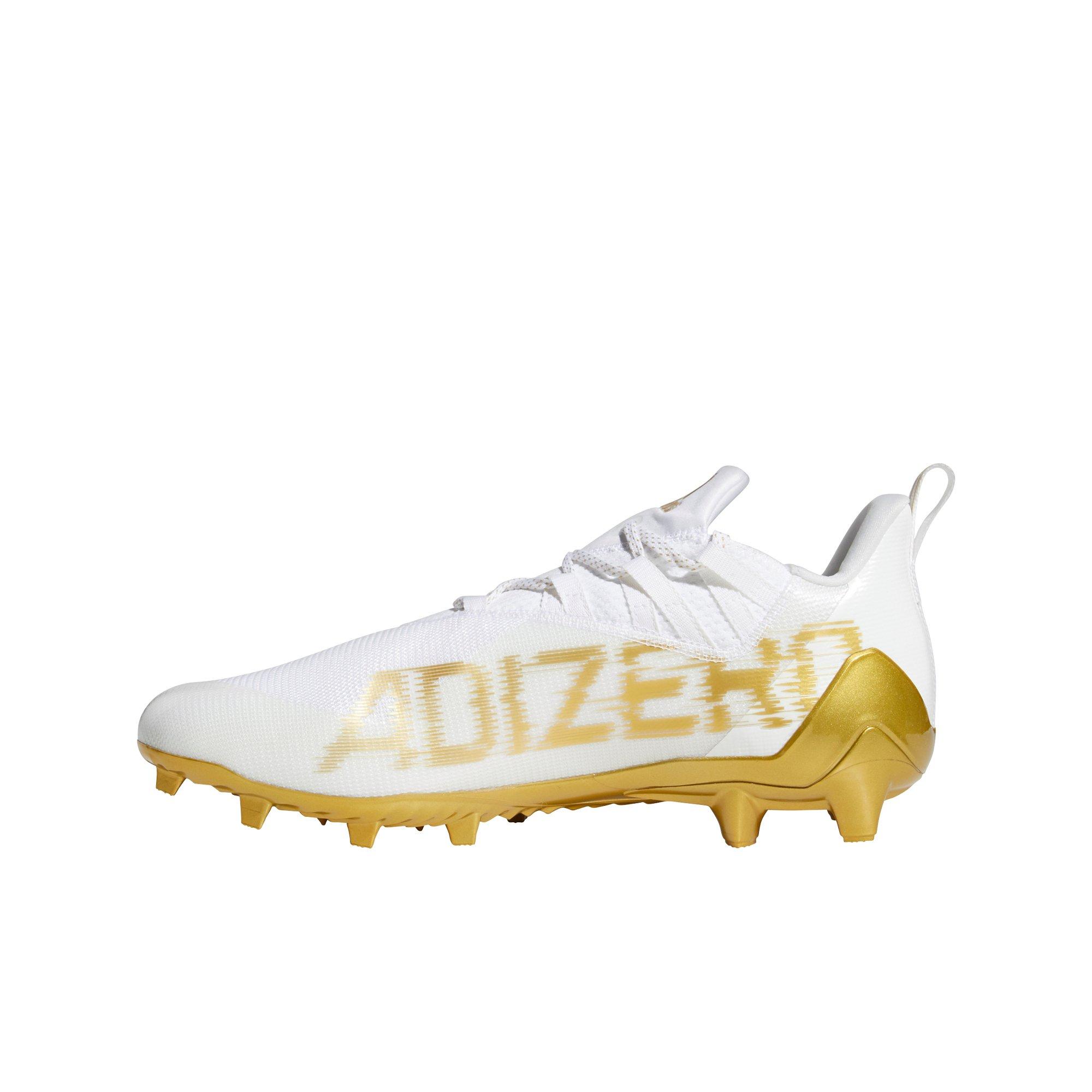 Football cleats shop white and gold