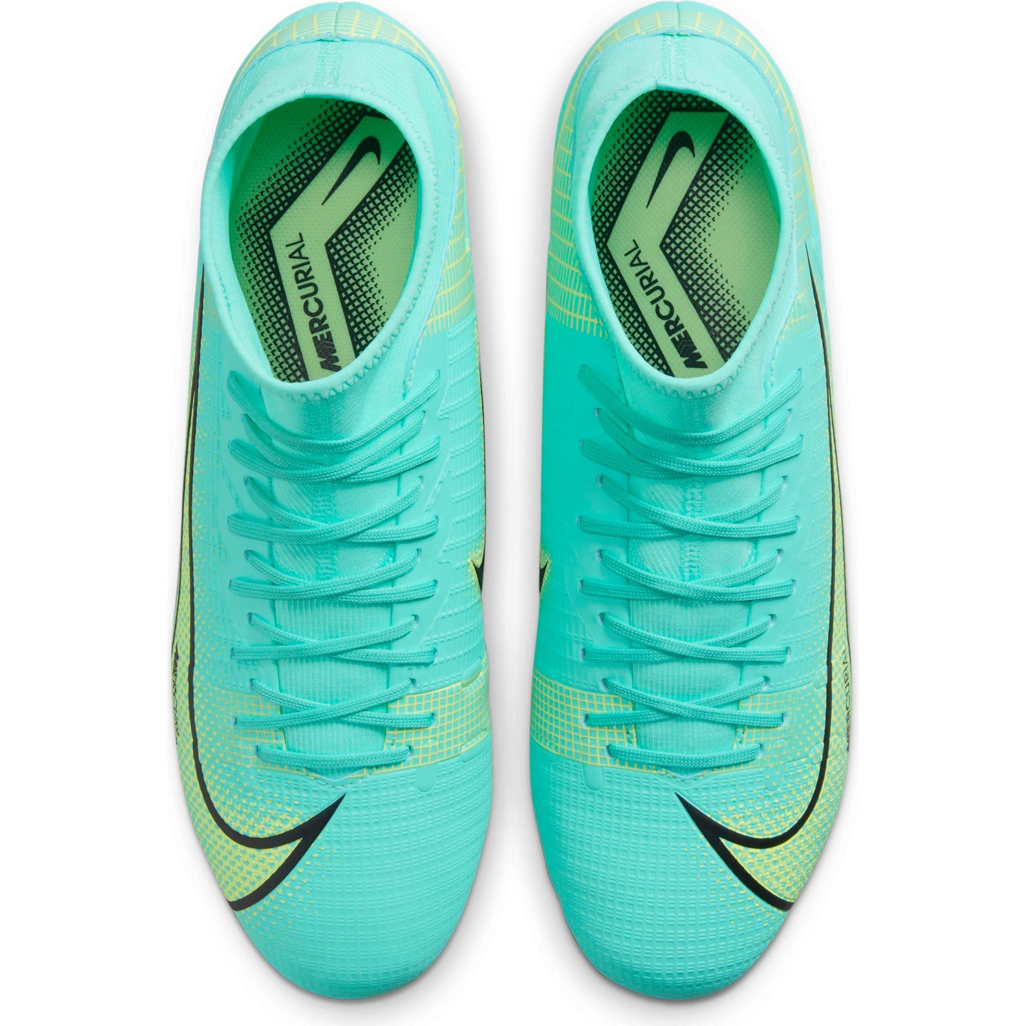 Nike Mercurial Superfly 8 Elite FG - Dynamic Turquoise/Lime Glow/Off Noir  CV0958-403 – Soccer Zone USA