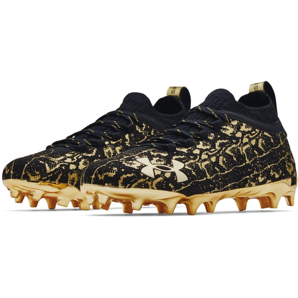 Gold under armour outlet spotlight cleats